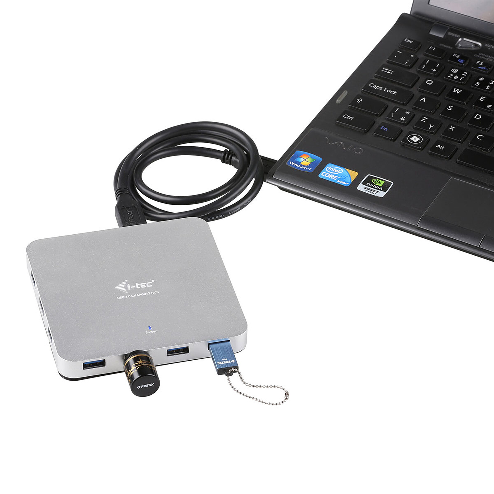 ICY BOX IB-HUB1701-C3 - Hub USB - Garantie 3 ans LDLC