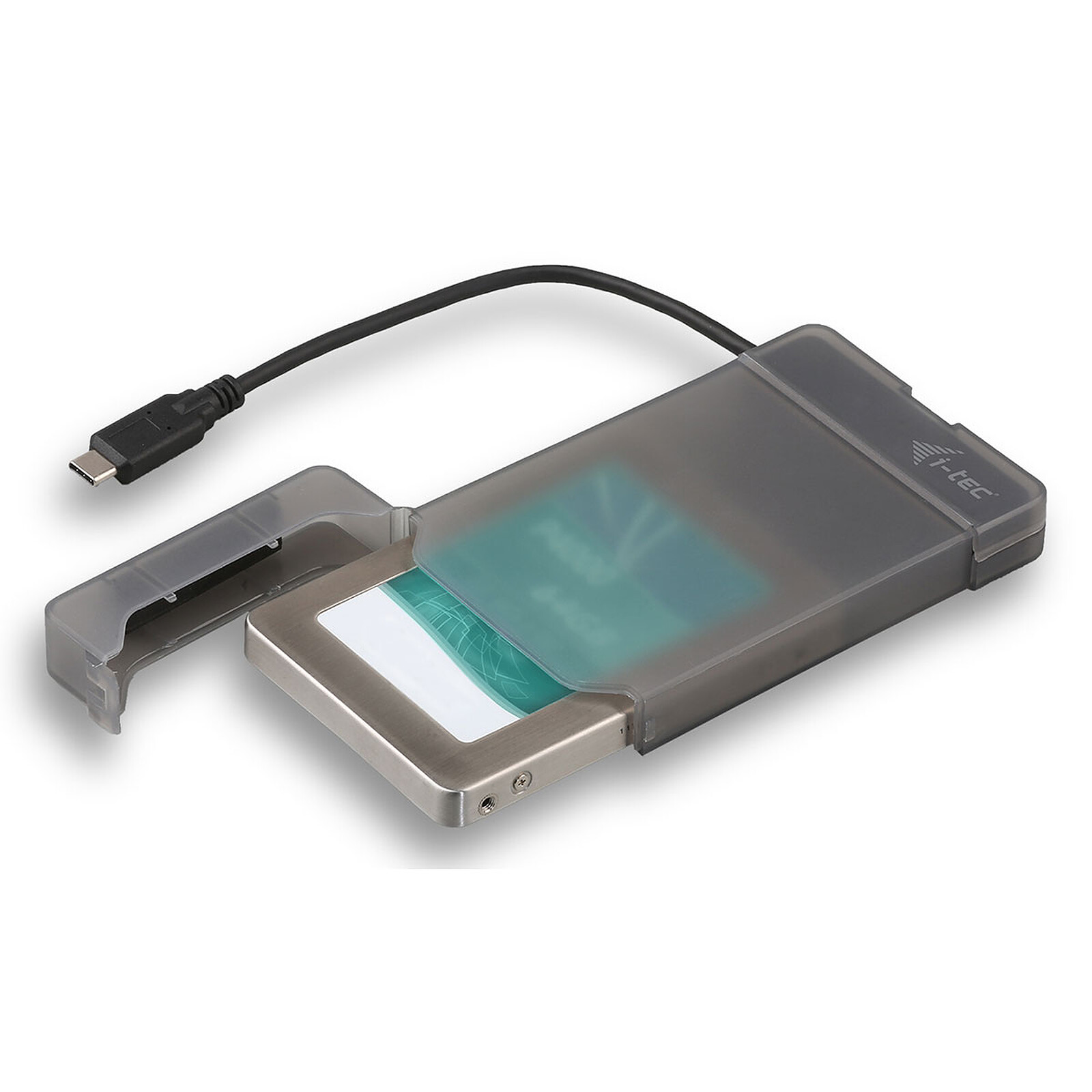 Boîtier Disque dur 2.5 SATA USB 3.0 en métal Heden BEHED25USB3, Format 2.5