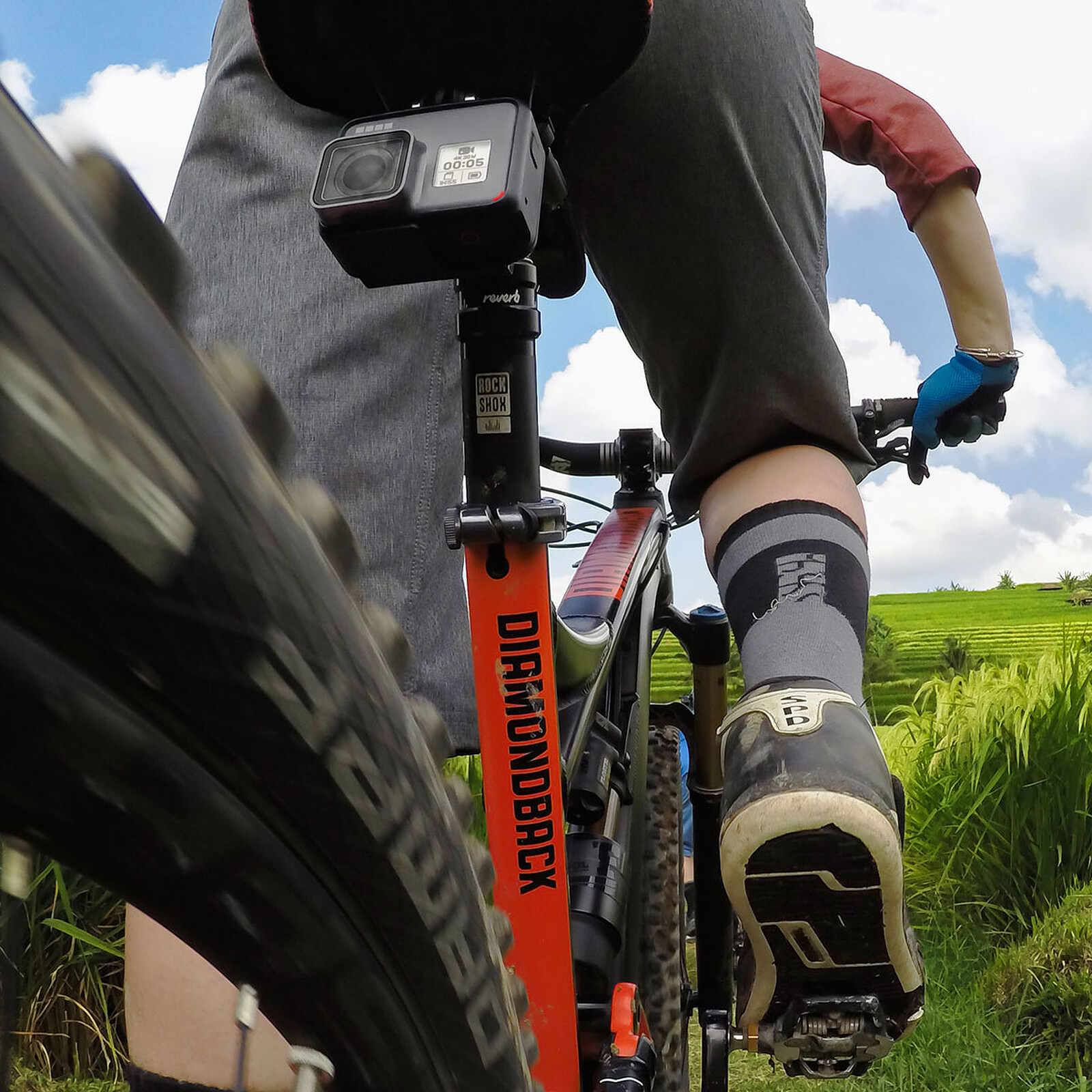 GoPro Fixation Pro pour rail de selle vélo - Accessoires caméra