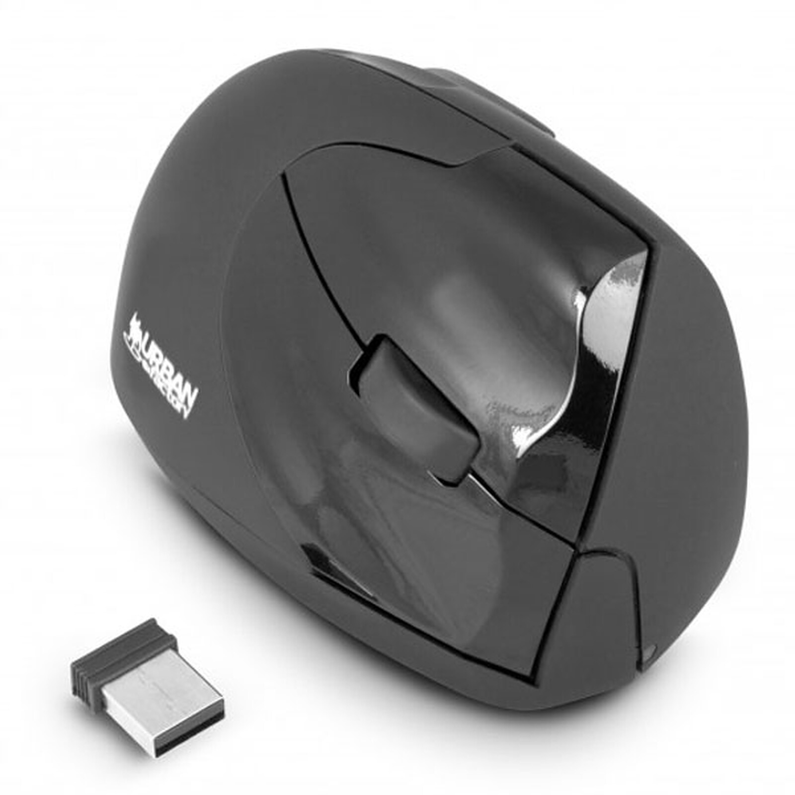 Urban Factory Wireless Ergo Mouse (pour droitier) - Souris PC - Garantie 3  ans LDLC