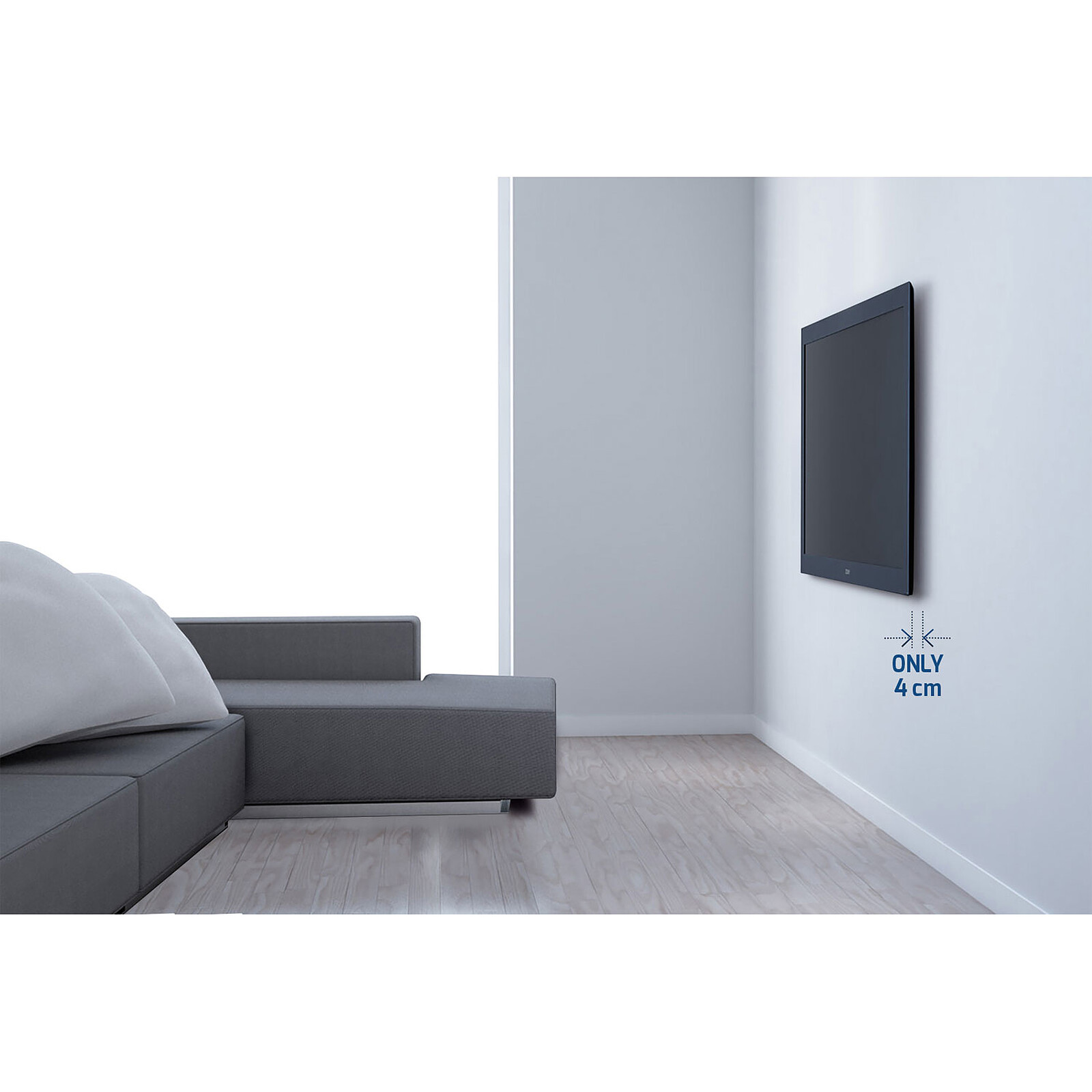 Support TV Mural - SLIMSTILE 400F - pour TV 32 à 50- Noir