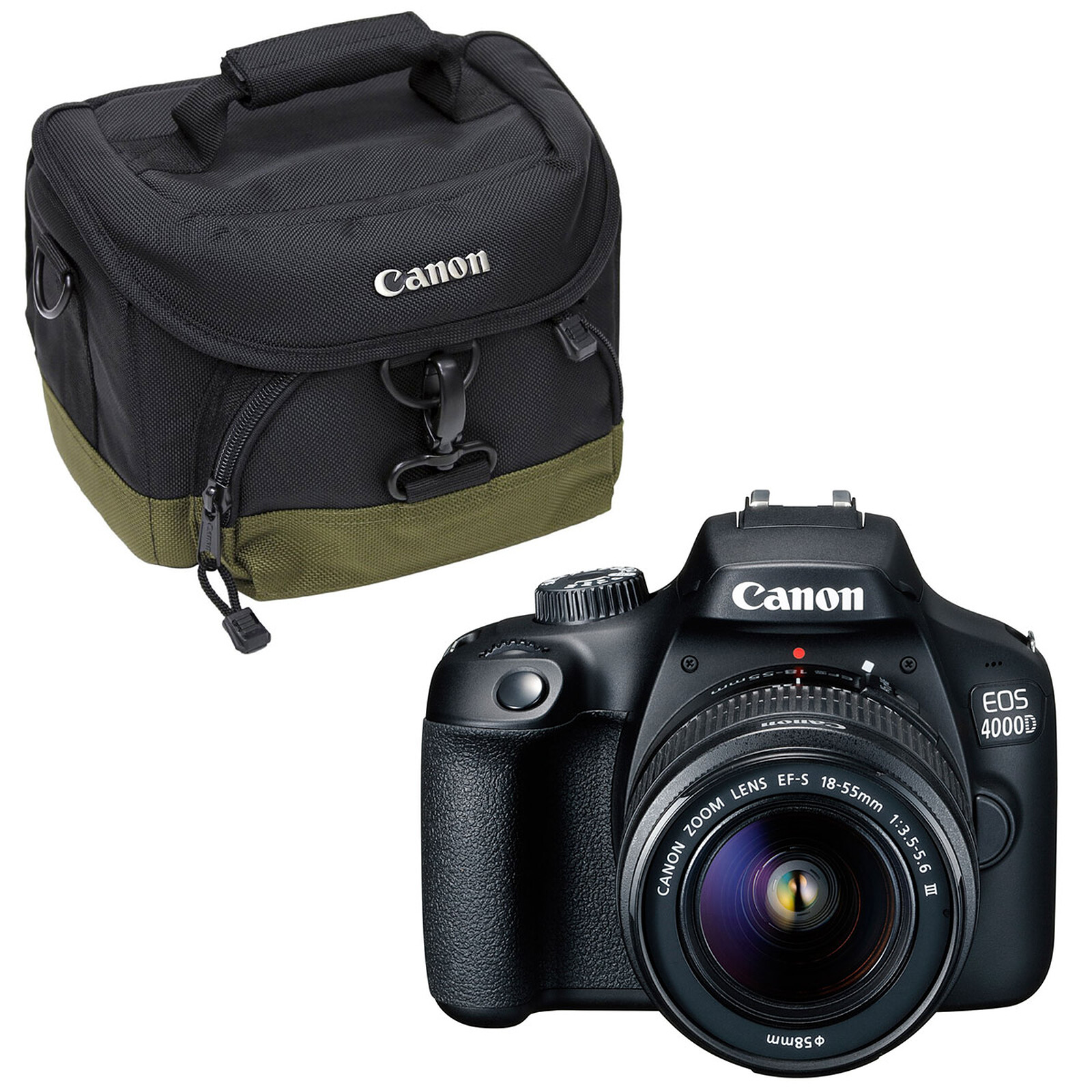 Canon EOS 4000D + EF-S 18-55mm IS III + 100EG - Appareil photo