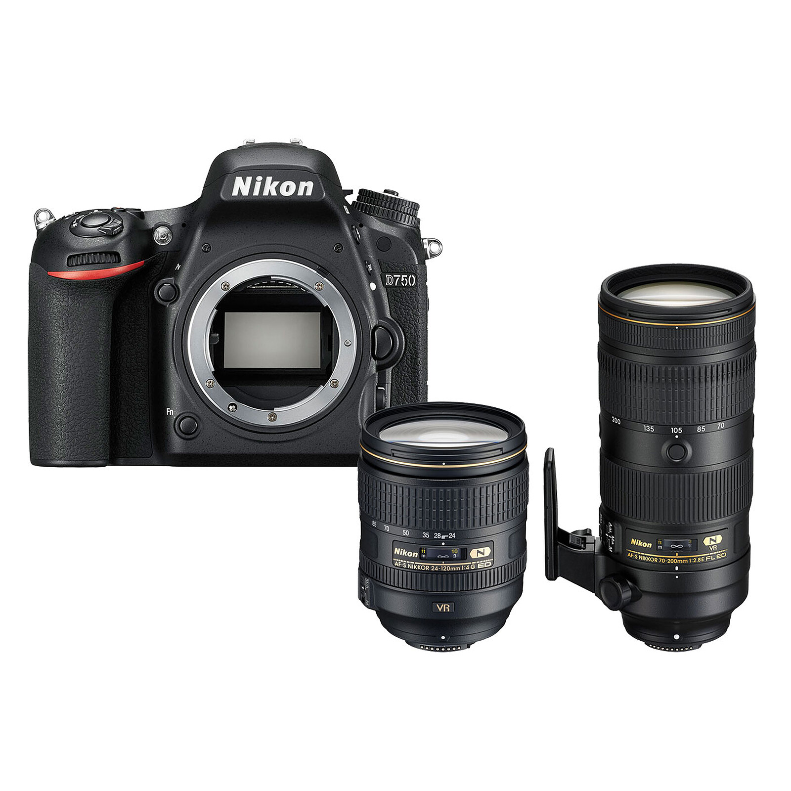 Nikon D750 + AF-S 24-120MM F/4 VR + AF-S 70-200mm f/2.8E FL ED VR