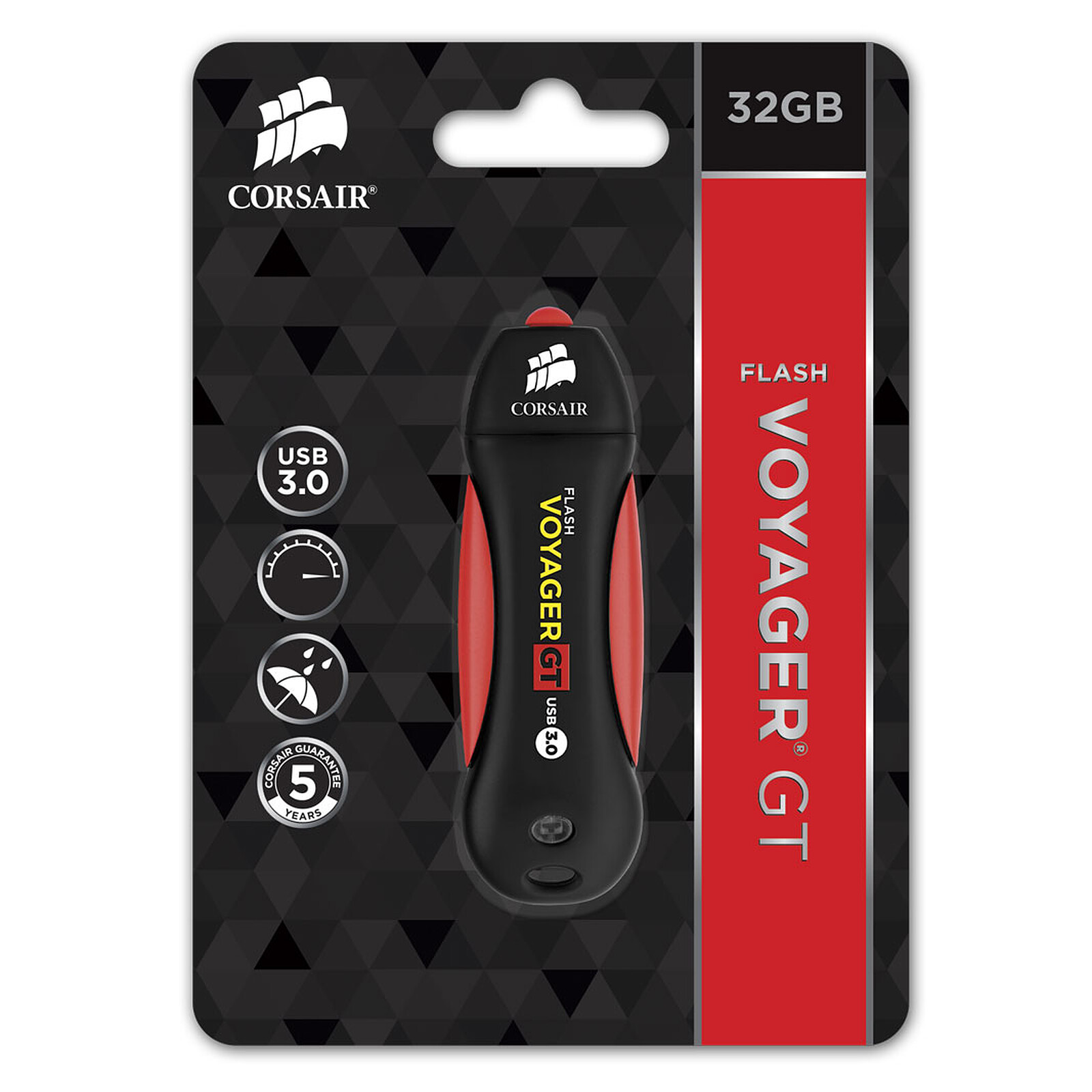 Clé USB 3.0 Corsair Flash Voyager Slider X1 32 Go - Clé USB - Top Achat