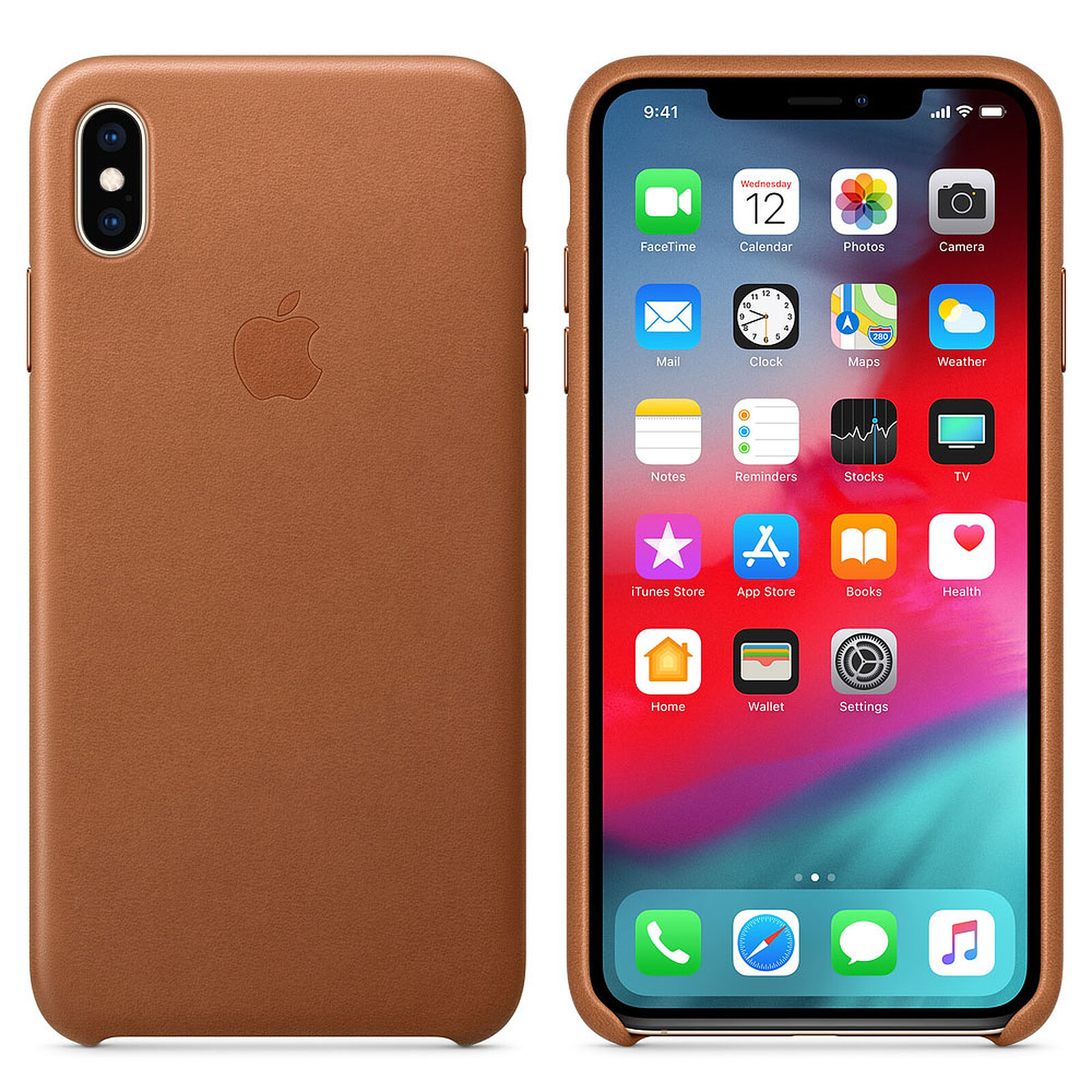 coque cuir iphone xs max