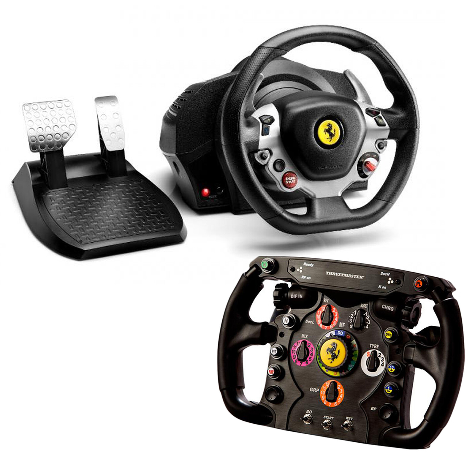 éxtasis transferencia de dinero Clínica Thrustmaster TX Racing Wheel Ferrari 458 Italia Edition + Ferrari F1 Wheel  Add-On - Accesorios Xbox One Thrustmaster en LDLC | ¡Musericordia!