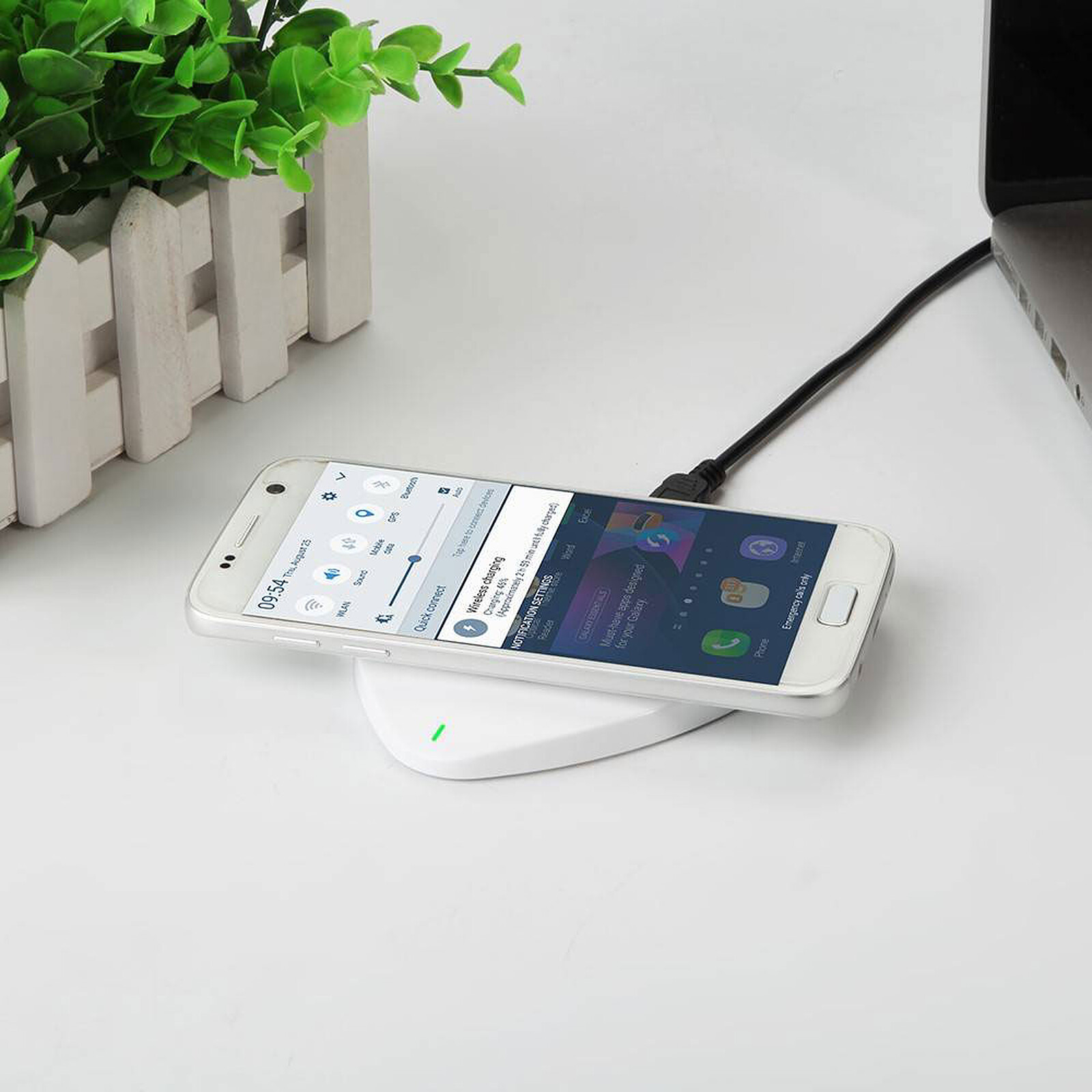 Akashi Chargeur induction Qi 5W - Chargeur téléphone - Garantie 3 ans LDLC