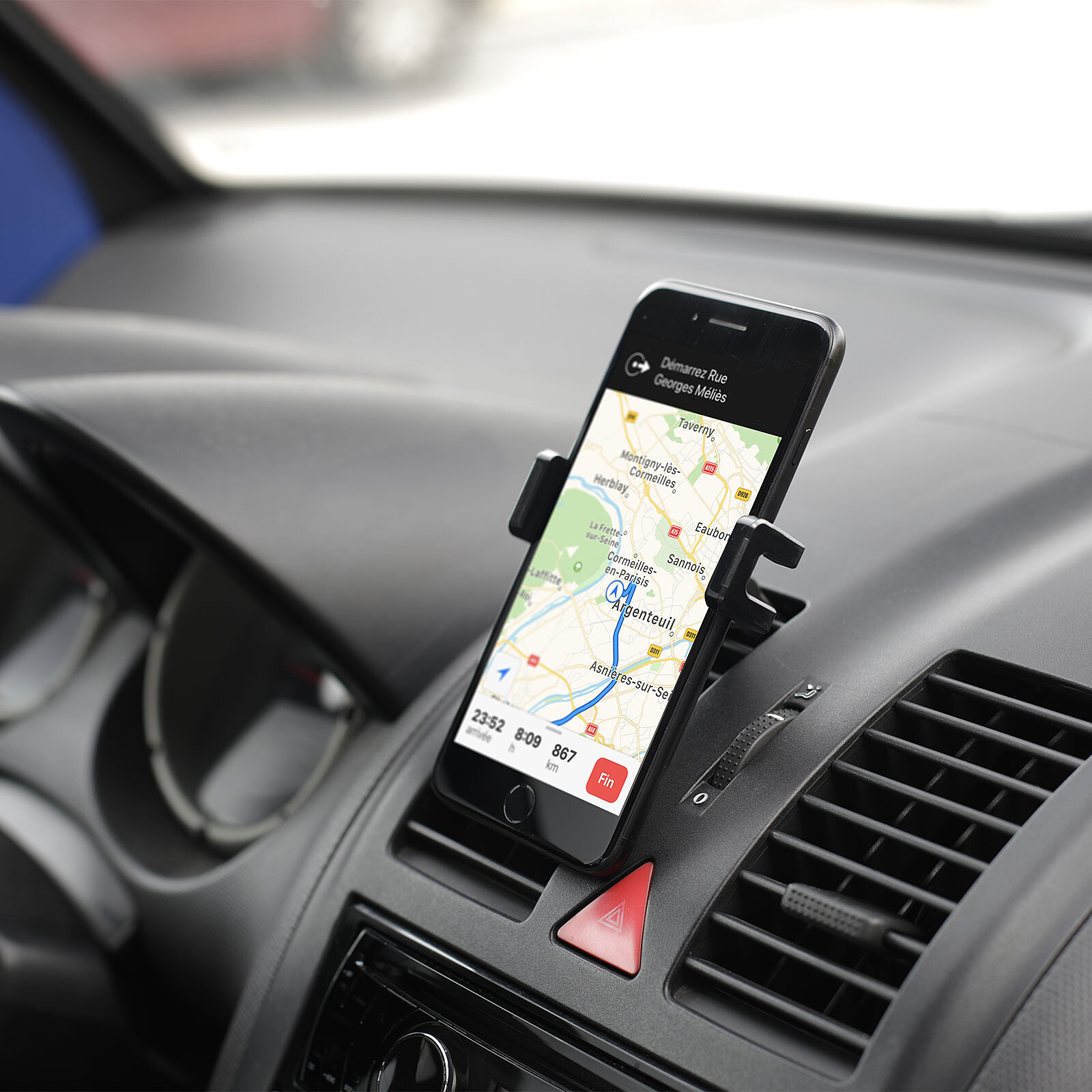 Accessoires Voiture,Support GPS de téléphone portable pour voiture