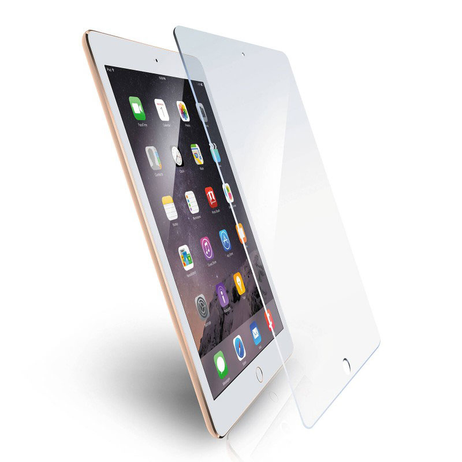 Verre trempé iPad Air, iPad Pro 9,7 contre la casse de la vitre