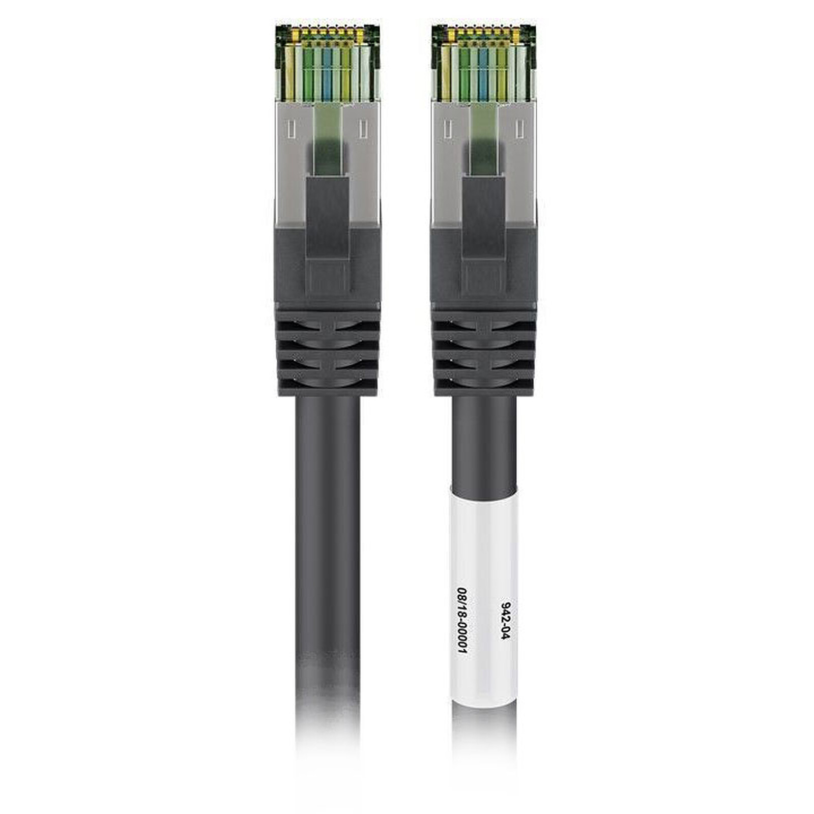 Goobay C ble RJ45 Cat 8 1 S FTP 7 5 M Noir C ble RJ45 LDLC Goobay C ble RJ45 Cat 8 1 S FTP 7 5 M Noir C ble RJ45 LDLC