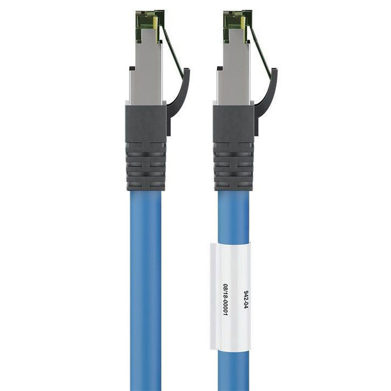 Goobay Câble RJ45 Cat 8.1 S/FTP 2 m (Bleu) - Câble RJ45 - Garantie 3 ans  LDLC