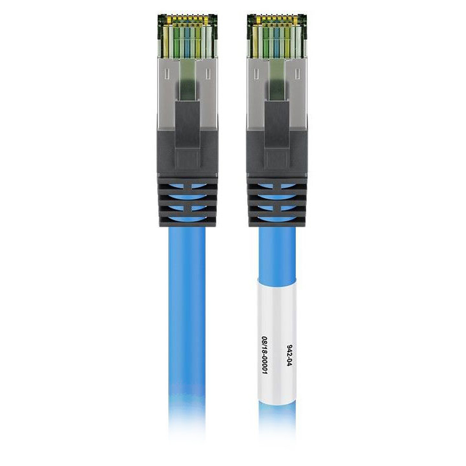 Câble RJ45 catégorie 6 S/FTP 0.5 m (Bleu) - Câble RJ45 - Garantie 3 ans LDLC