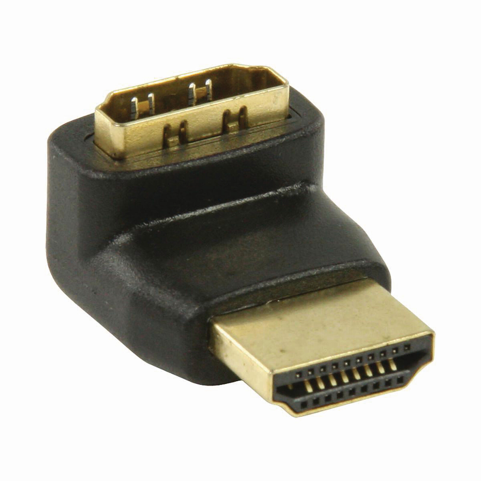 ADAPTATEUR HDMI femelle - HDMI mâle - coudé