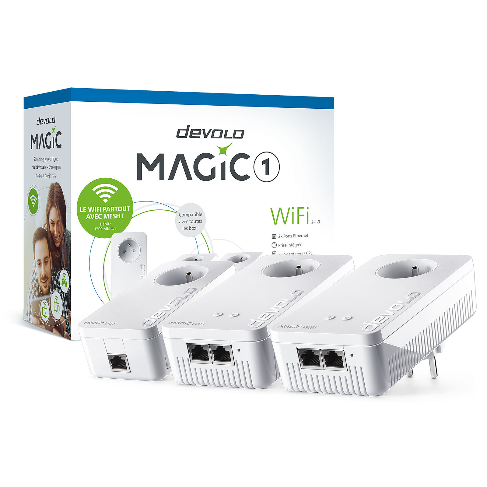 devolo Magic 1 WiFi - Multiroom Kit - CPL - LDLC