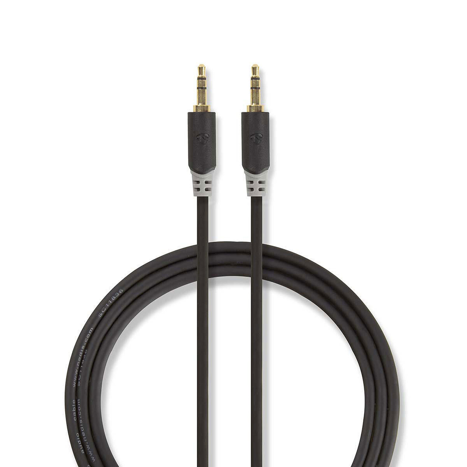 Nedis câble haute qualité audio stéréo jack 3.5 mm (1 mètre