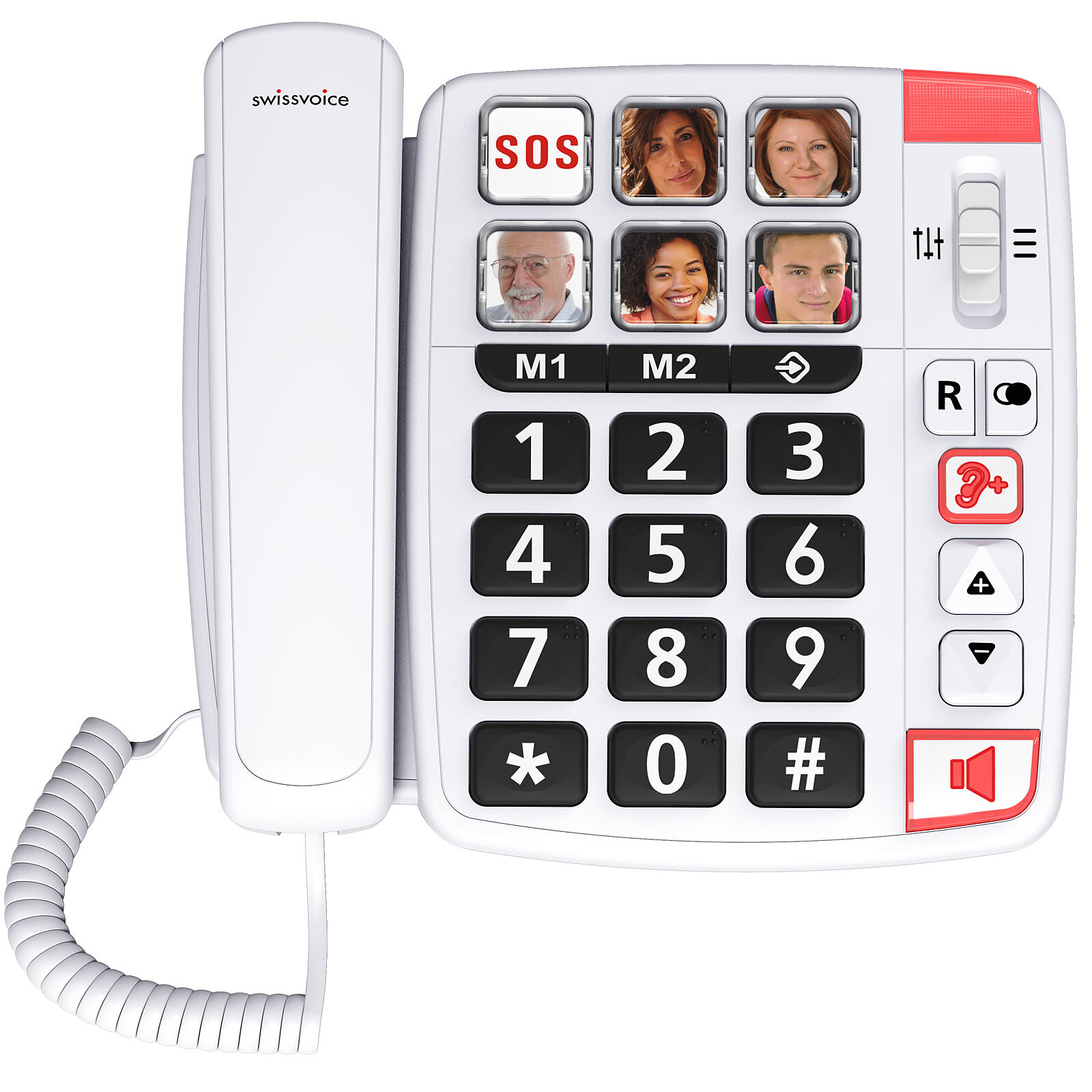 Téléphone fixe senior TMax 20 Alcatel Grosses touches Garantie 2 ans