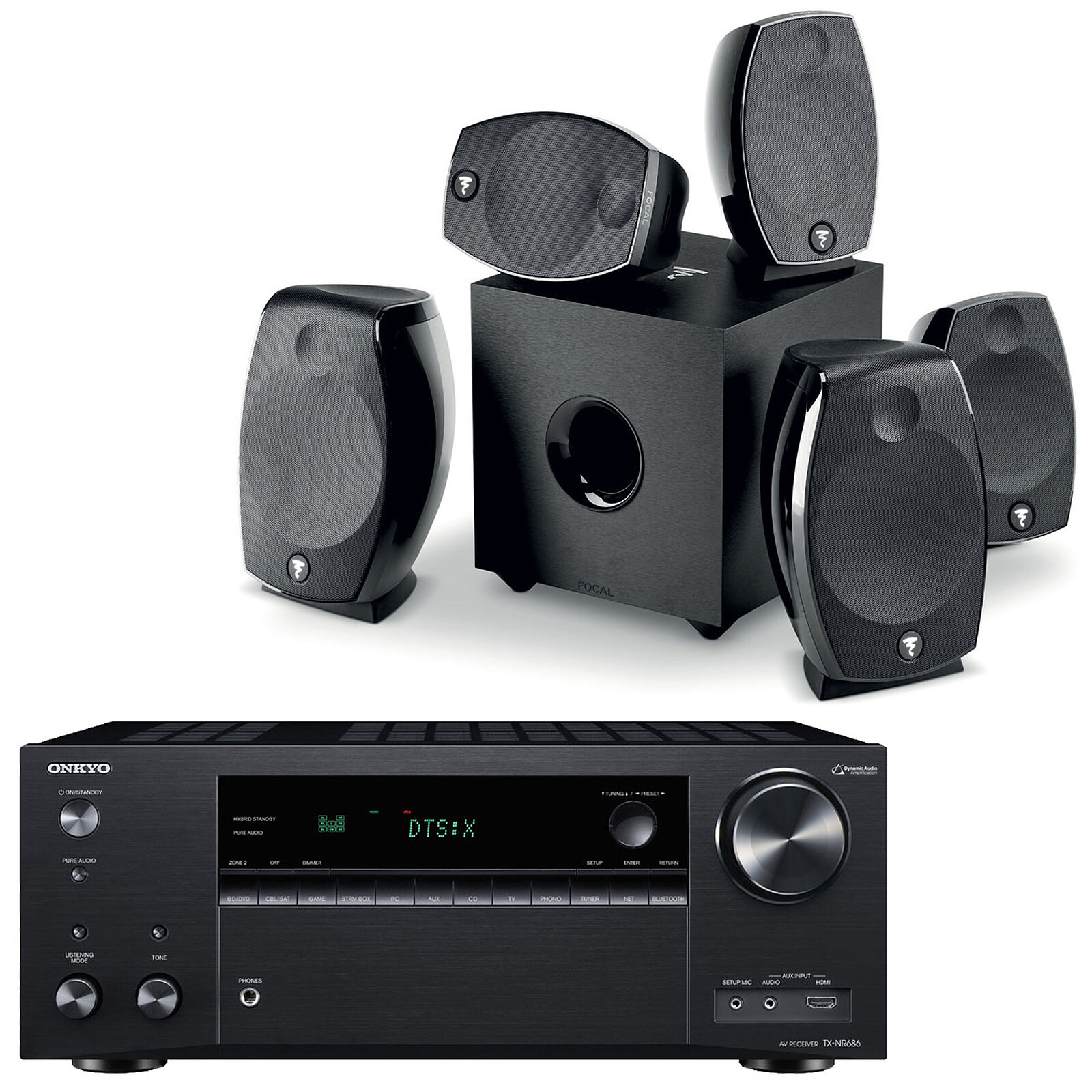 Sony 7.2 -Channel Wireless Bluetooth 4K 3D A/V Surround Sound Receiver +  Klipsch Multimedia Home Theater Speaker System