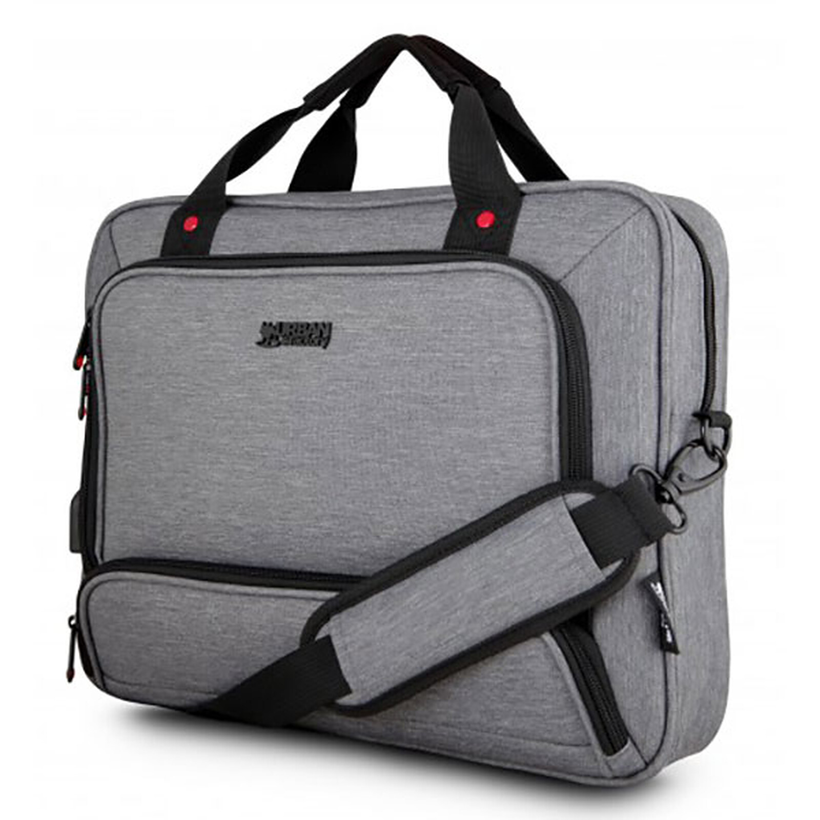 Sacoche Pour PC Portable 14" Urban Factory CYCLEE EDITION - Nylon Recyclé, Compartiment Tablette, Anse De Transport