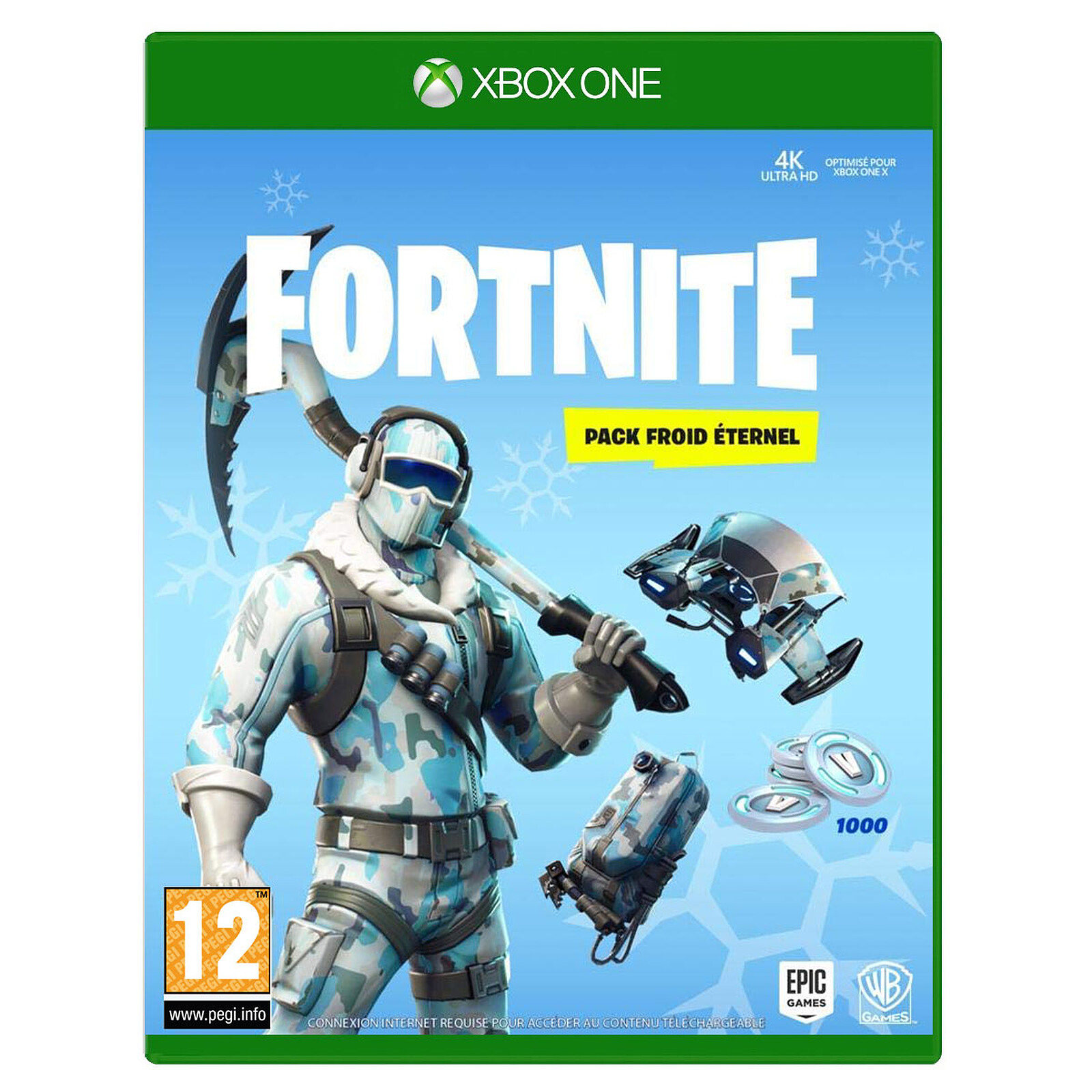 Fortnite Pack Froid Eternel Xbox One Jeux Xbox One Epic Games - fortnite pack froid eternel xbox one