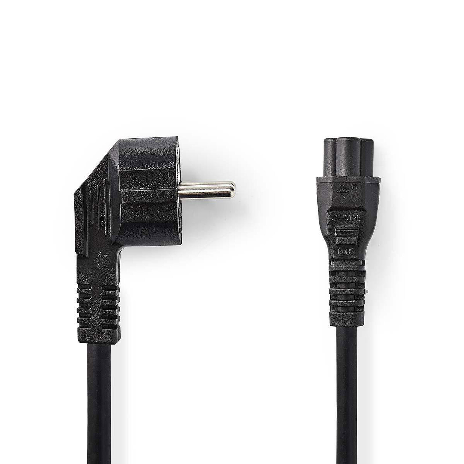 EBS DC1-28-9090 - Câble d'alimentation coudé/coudé - 28cm