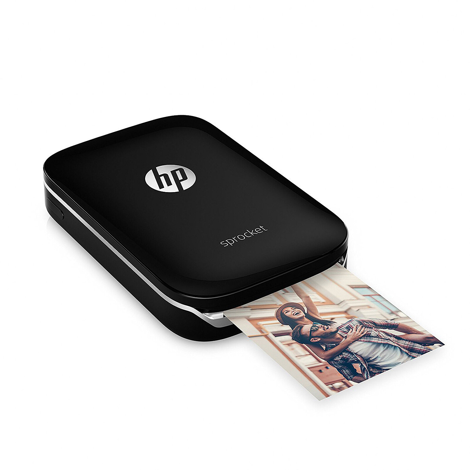 HP Sprocket Noir + HP ZINK 90 papiers photos adhésifs - Imprimante