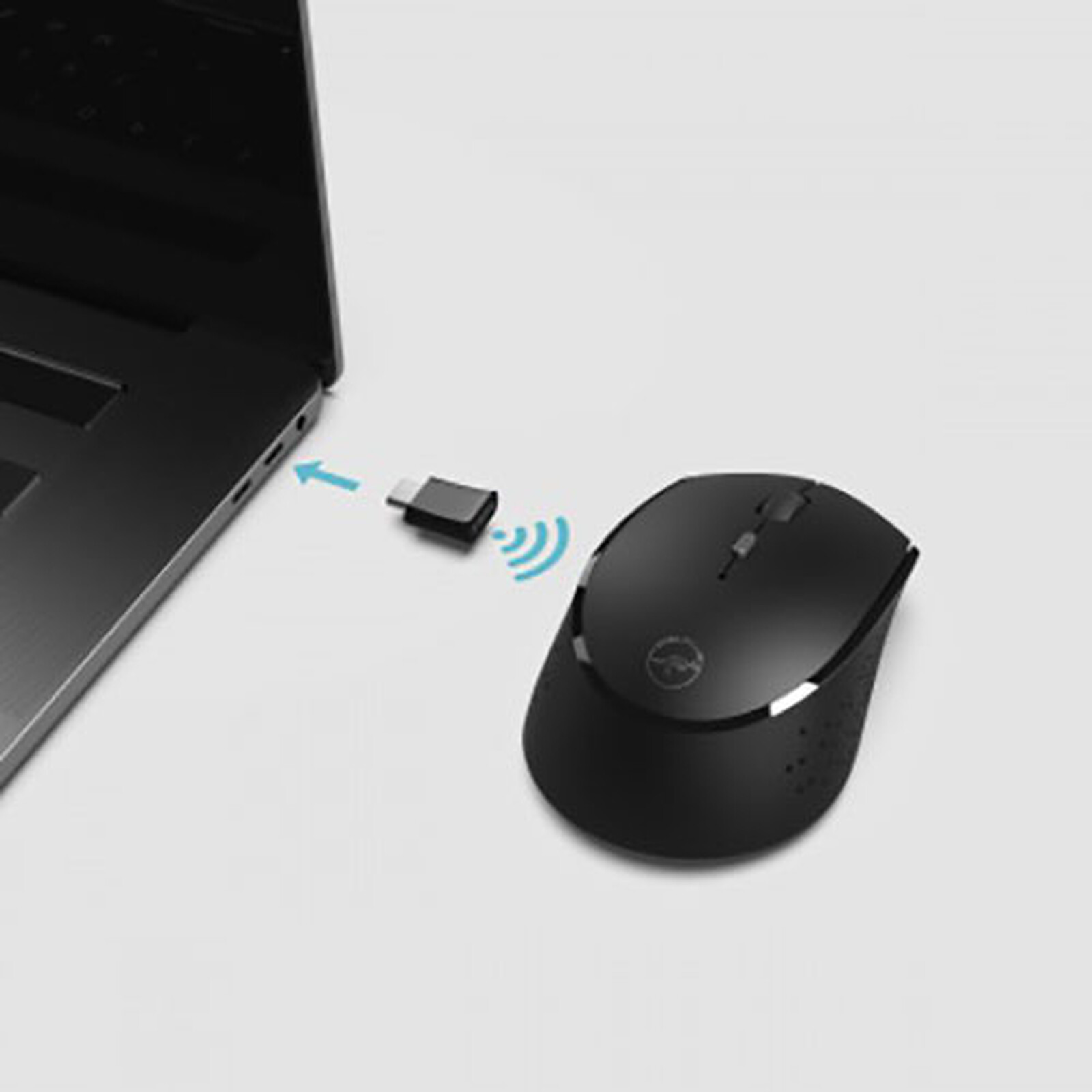 MOBILITY LAB - Ratón inalámbrico recargable USB-C para MAC y