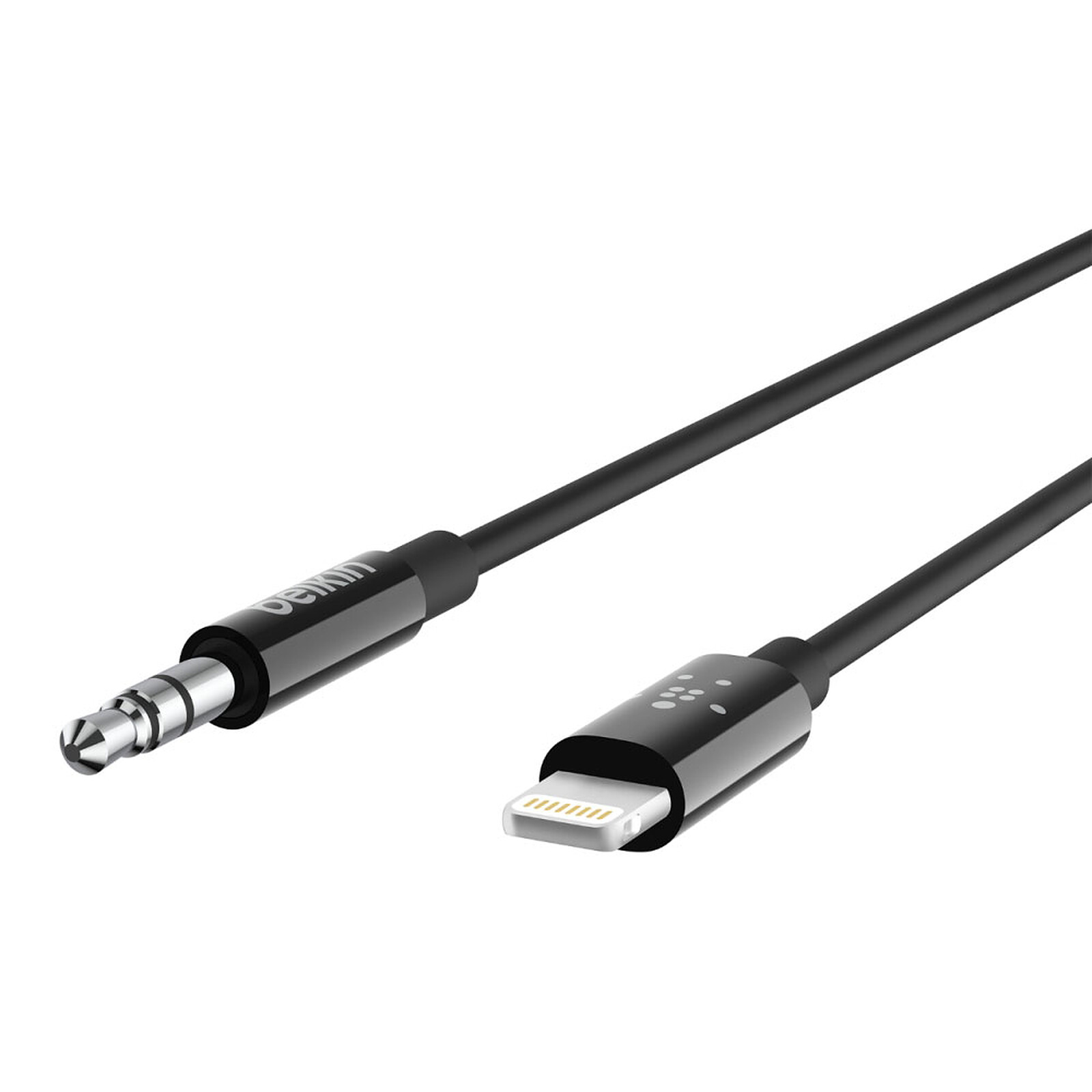 Câble audio Lightning vers mini-jack 3,5 mm (1,2 m) - Noir - Apple (FR)