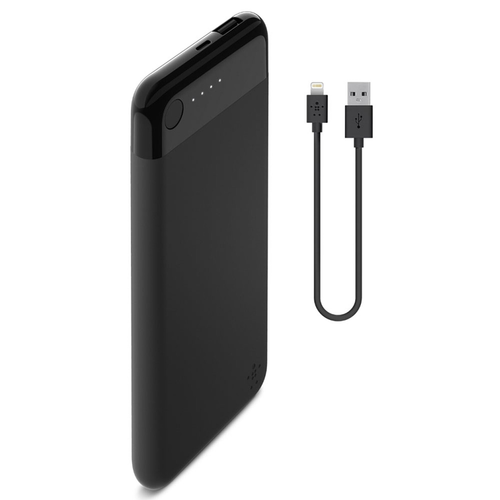 Avizar Batterie Externe Noire Universelle 12800mAh avec Câbles intégrés  USB-C, micro USB et Apple Lightning - Batterie externe - LDLC