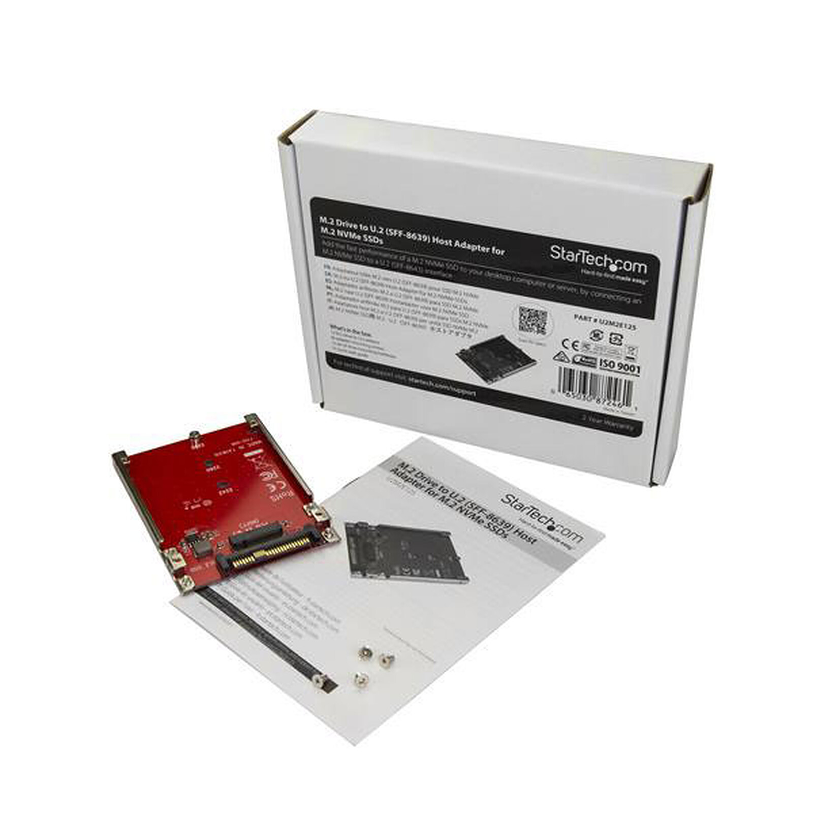 StarTech.fr Adaptateur pour deux disques SSD M.2 vers SATA dans baie de  2,5 - RAID