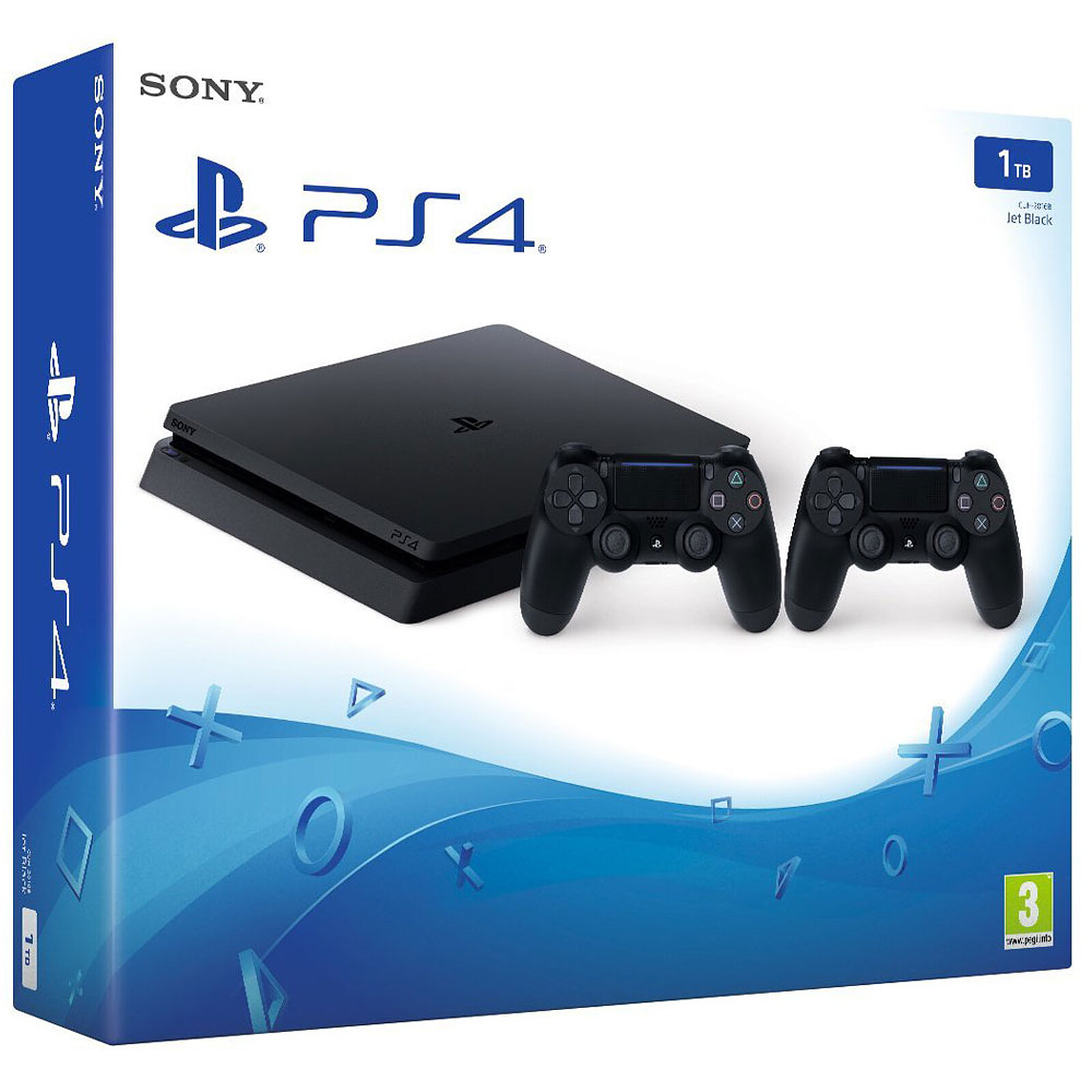 Sony PlayStation 4 Slim (1TB) + DualShock v2 - Consola PS4 - LDLC
