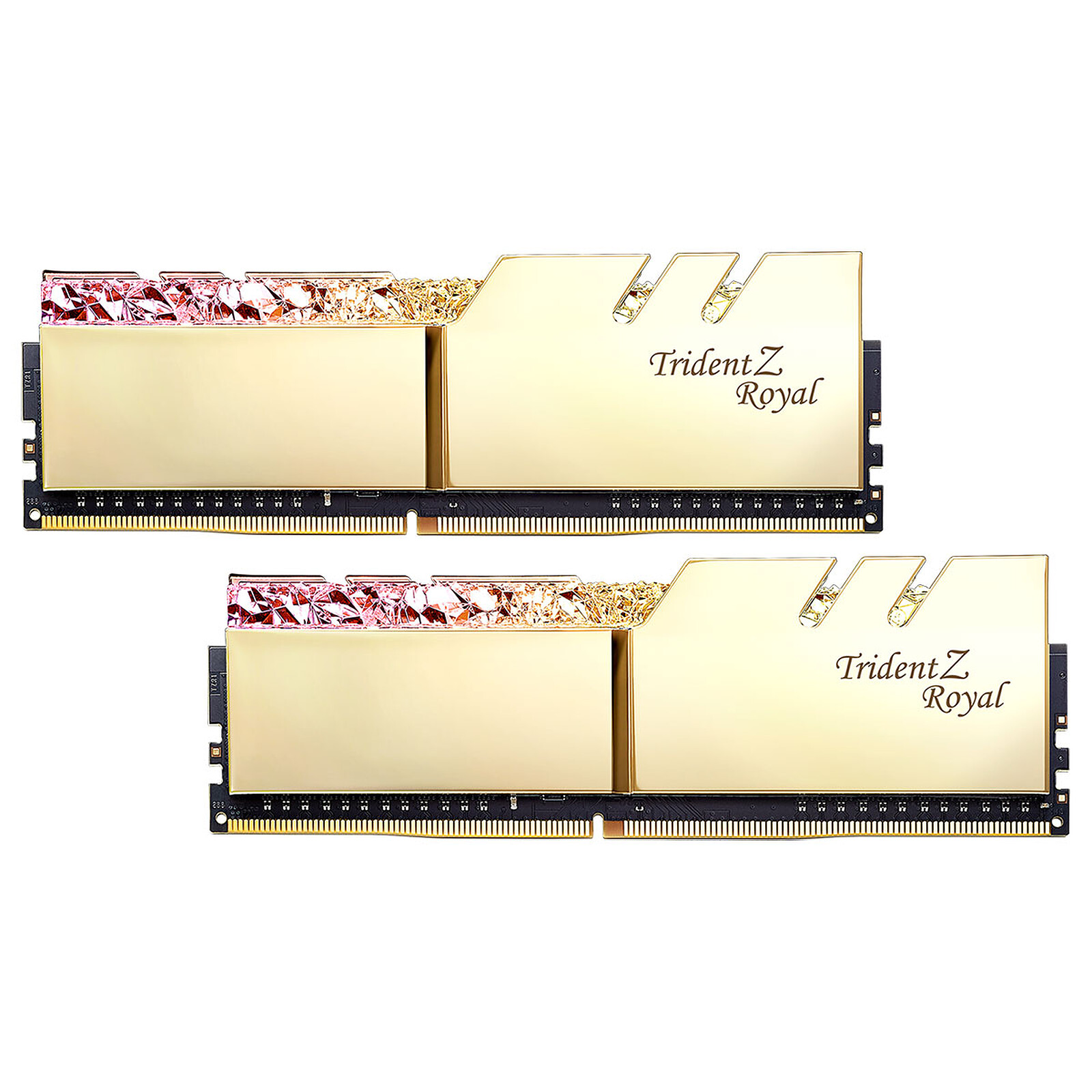 G.Skill Trident Z Royal 16 Go (2x 8 Go) DDR4 3200 MHz CL16 - Or - Mémoire  PC - LDLC