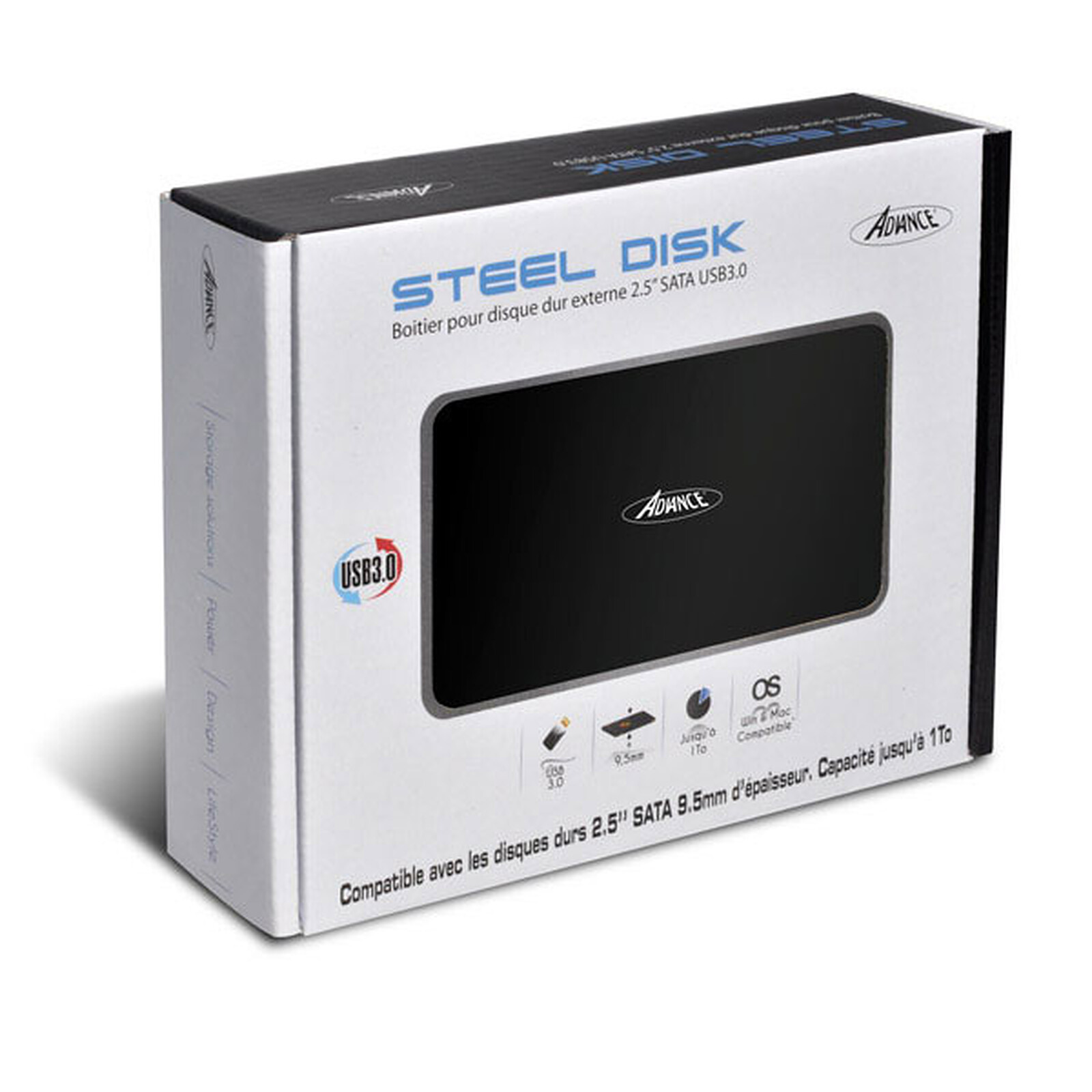 Advance Steeldisk USB 3.0 (BX-2525U3) - Achat Boîtier disque dur Advance  pour professionnels sur