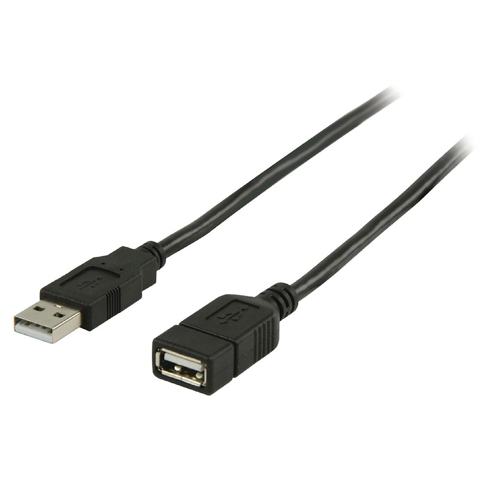 A Female A Male Black Nedis Active USB 2.0 Extension Cable 30 m 