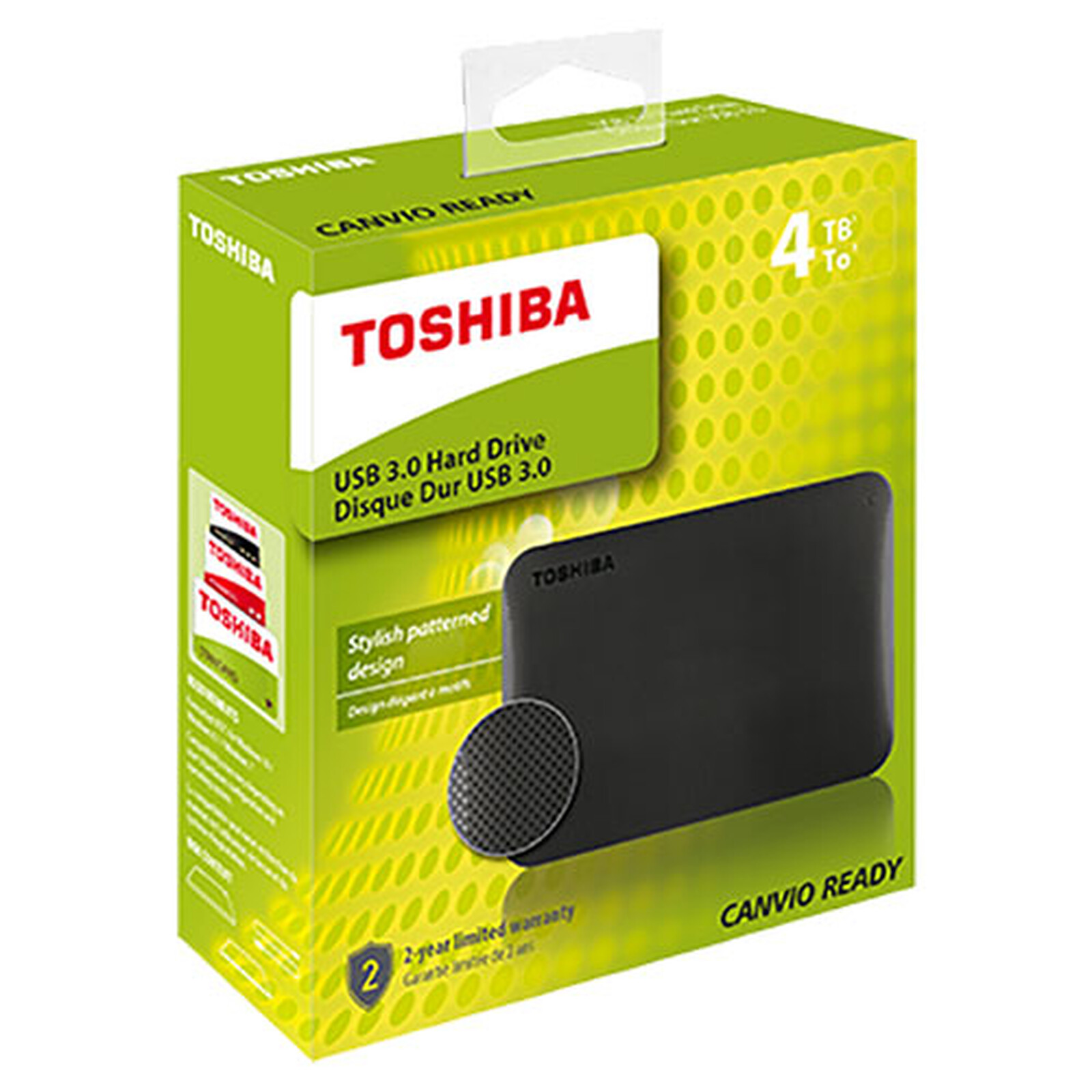 Toshiba Canvio Ready 4 To Noir (HDTP240EK3CA) - Disque dur externe -  Garantie 3 ans LDLC