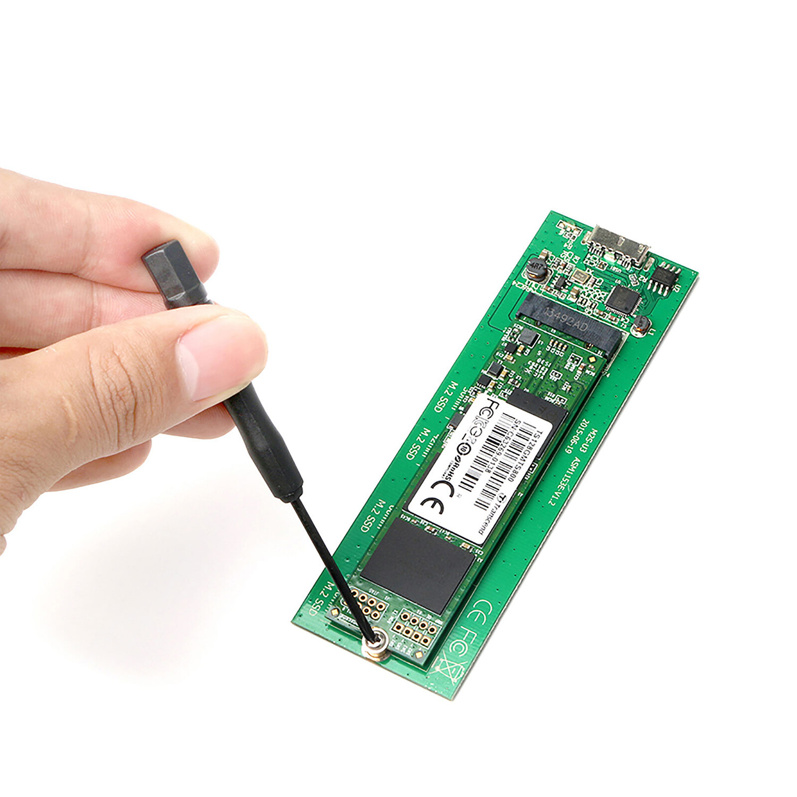 Boîtier Disque dur 2.5 SATA USB 3.0 en métal Heden BEHED25USB3, Format 2.5