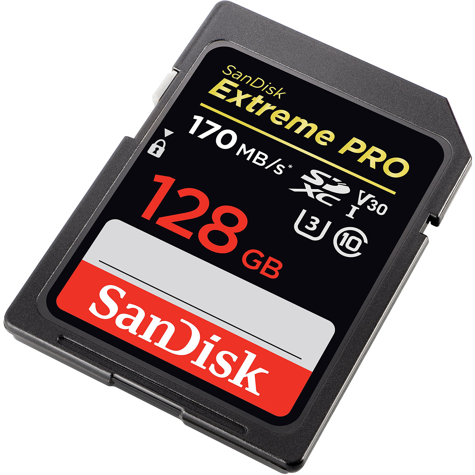 SanDisk Extreme microSDXC UHS-I U3 128 Go + Adaptateur SD - Carte mémoire -  LDLC