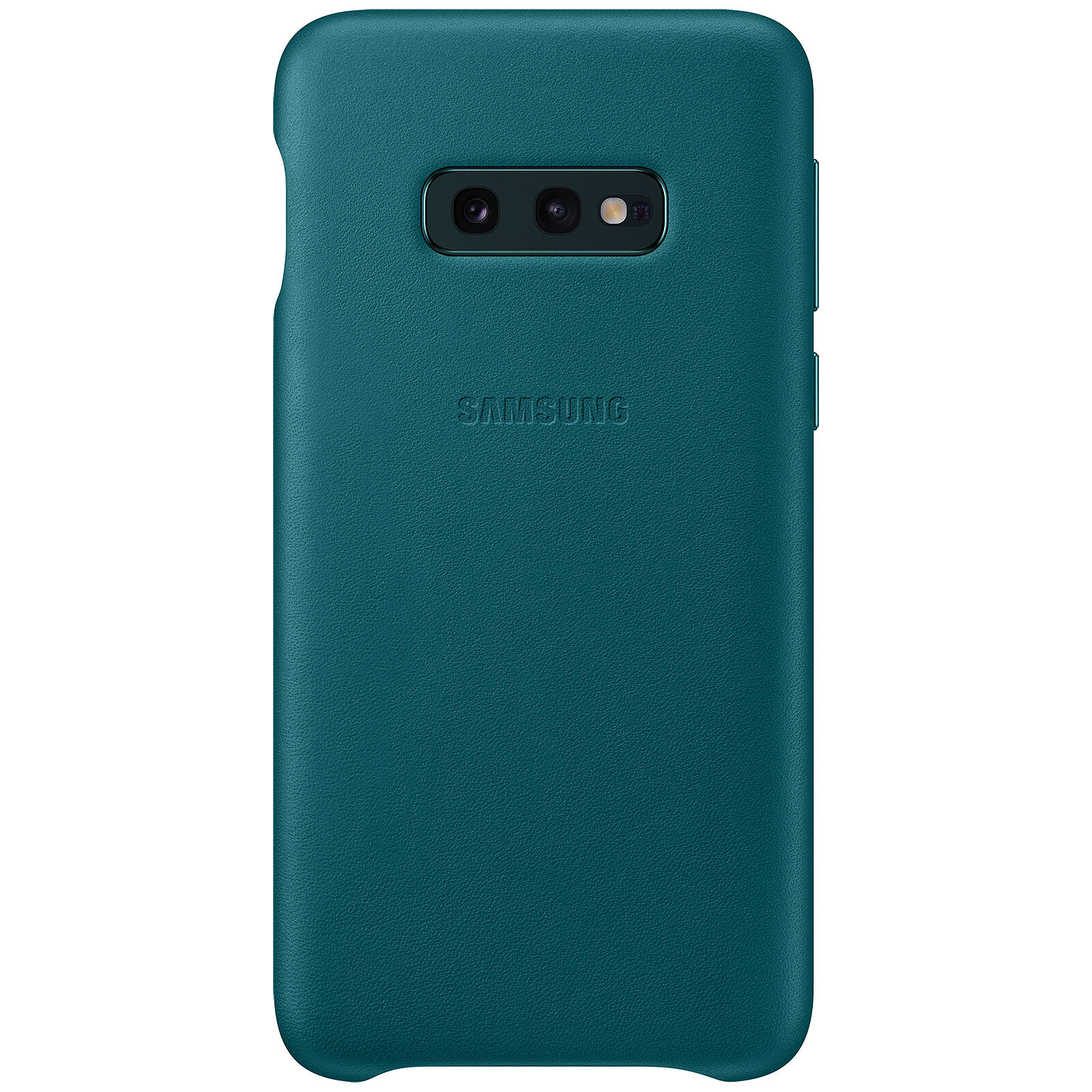 Samsung Funda de piel verde Samsung Galaxy S10e - Funda de