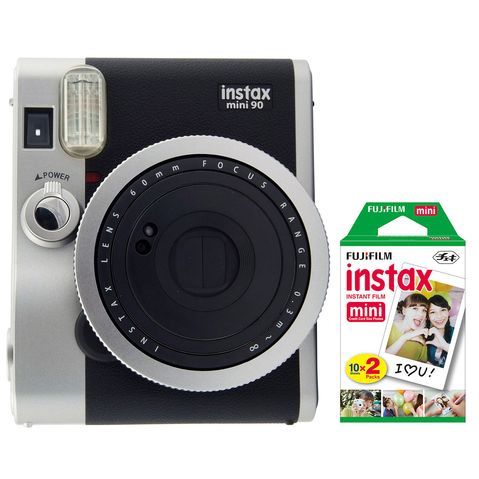 Film Fujifilm Instax Mini Bi-Pack 2x 10 Poses - Pellicule - Achat & prix