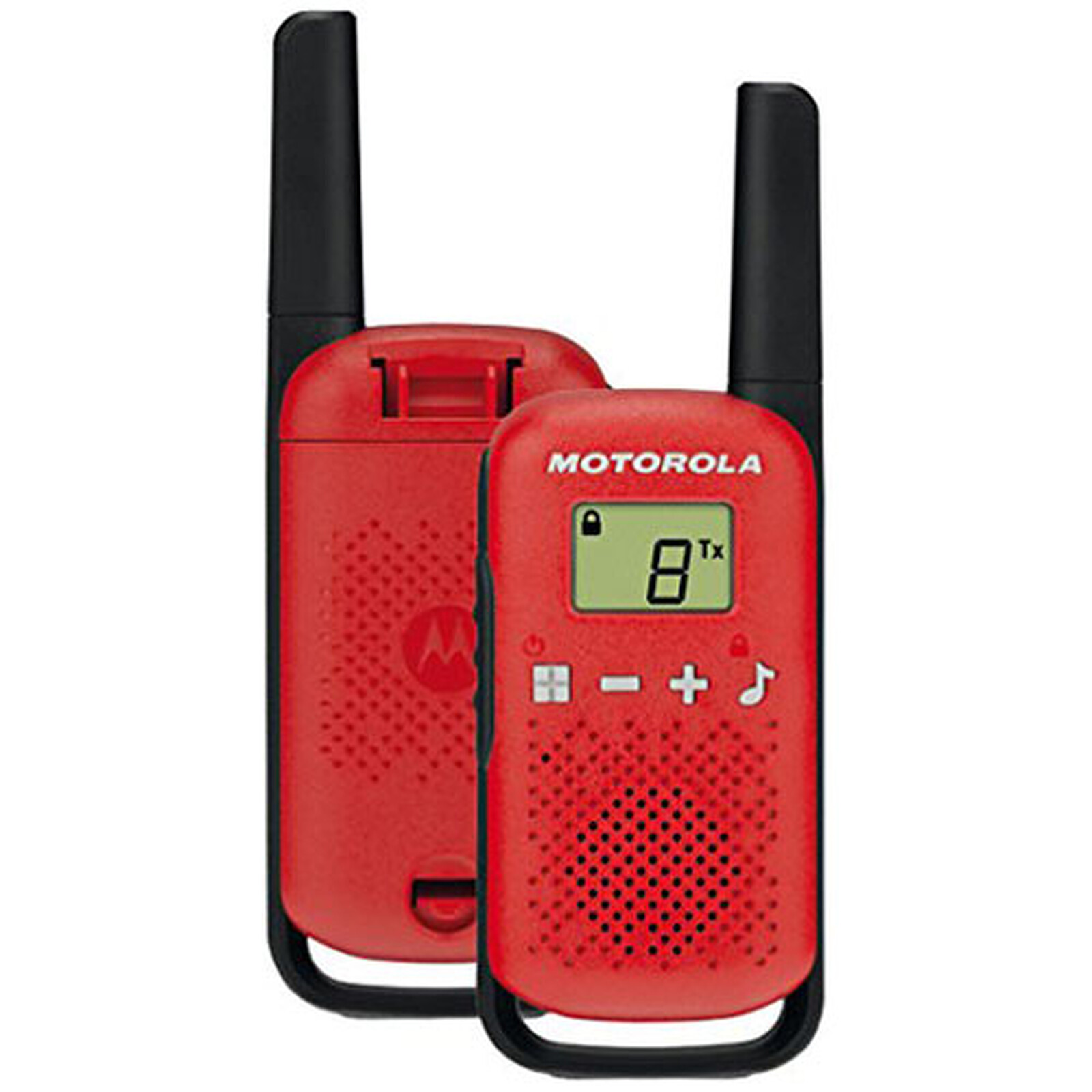 Motorola TALKABOUT T42 Twin Pack Rouge - Talkie walkie - Garantie 3 ans LDLC