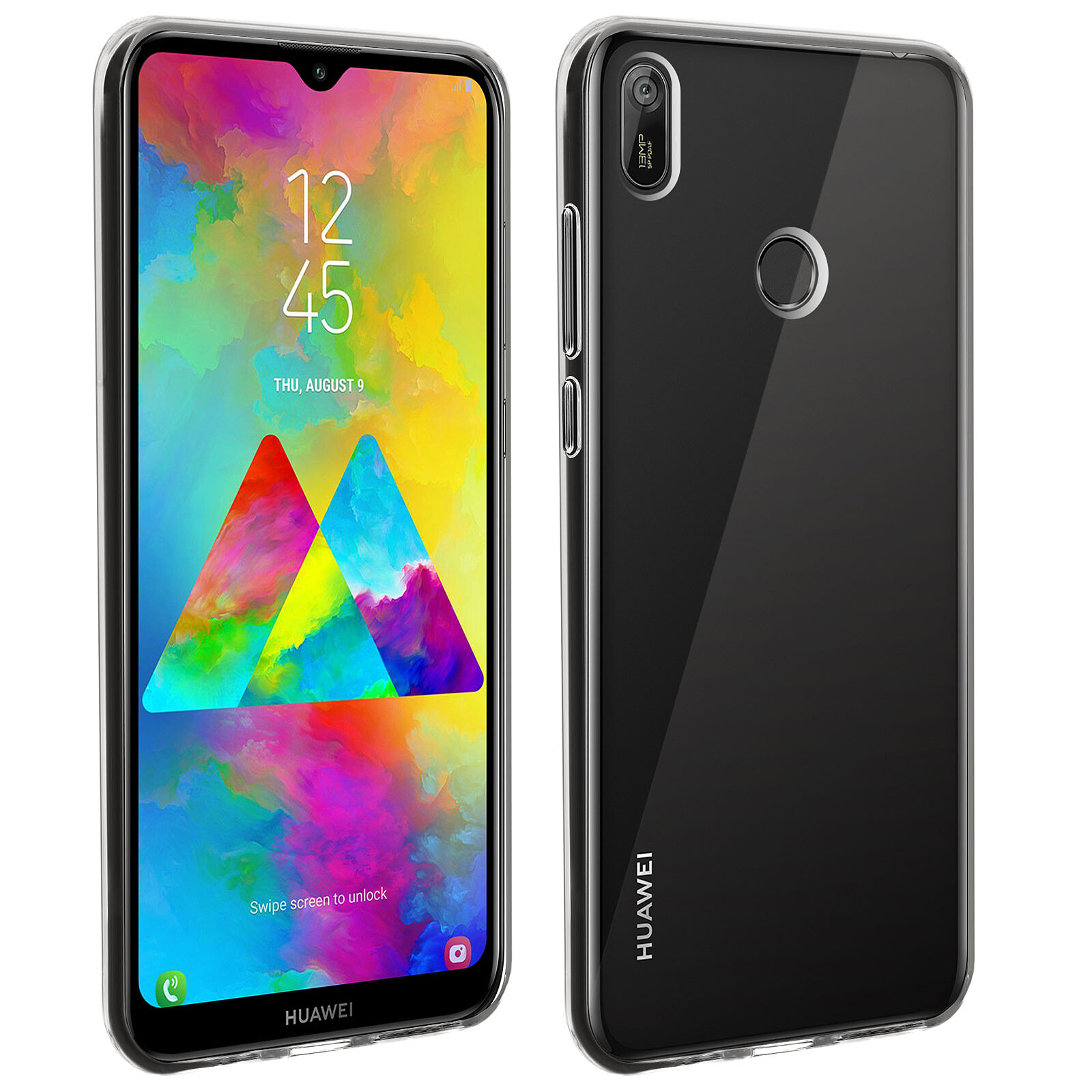 ITSKINS Cover Semirigida Trasparente Spectrum Per Huawei Y6 2019, Protezione Antiurto E Antigraffio, Sottile E Leggera