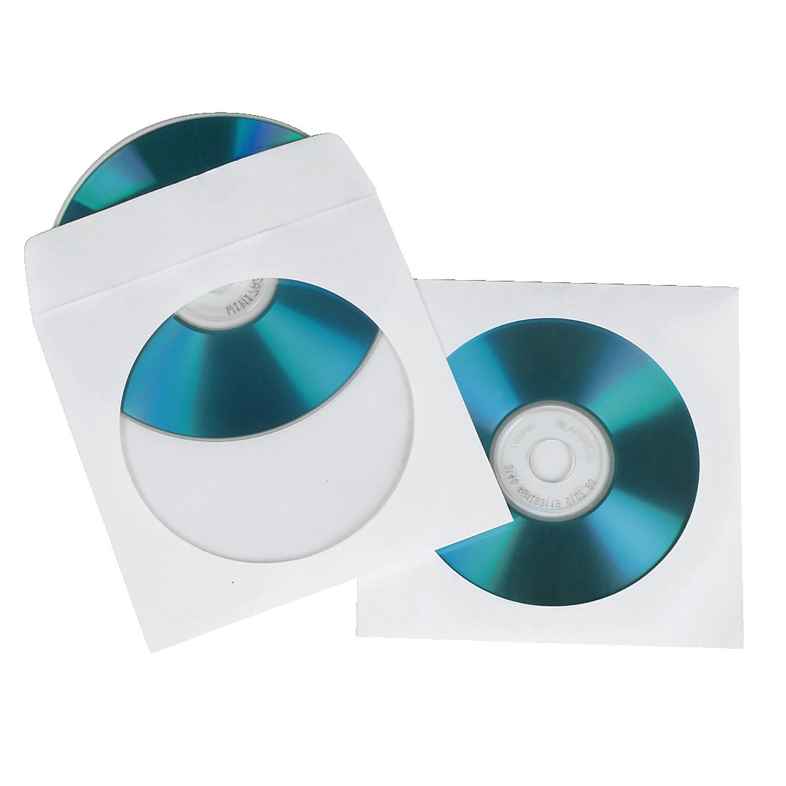 Hama Lot de 100 Pochettes pour CD/DVD - Pochette CD / DVD