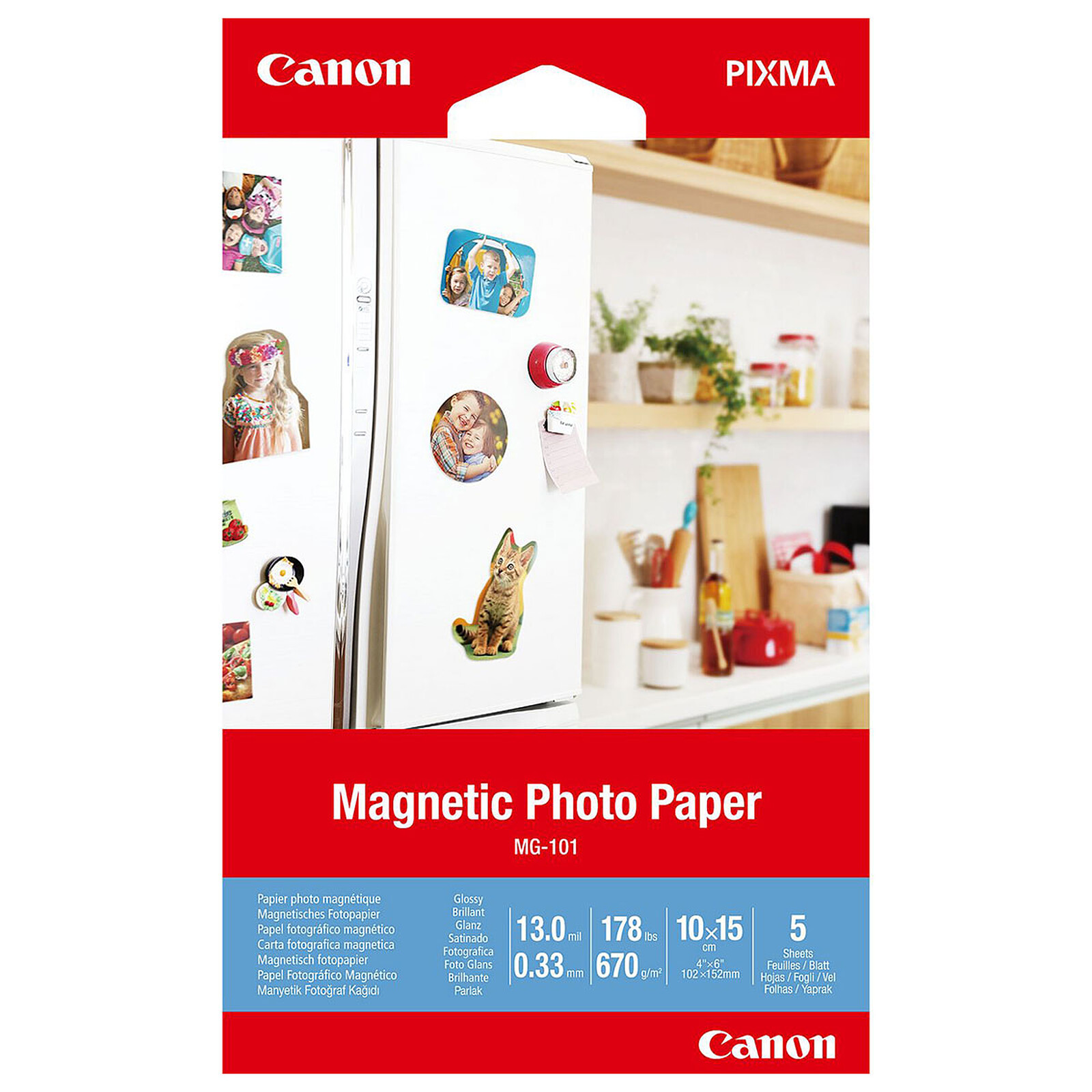 Canon PP-201 - Papier photo brillant - 20 x 15 cm - 260 g/m² - 50