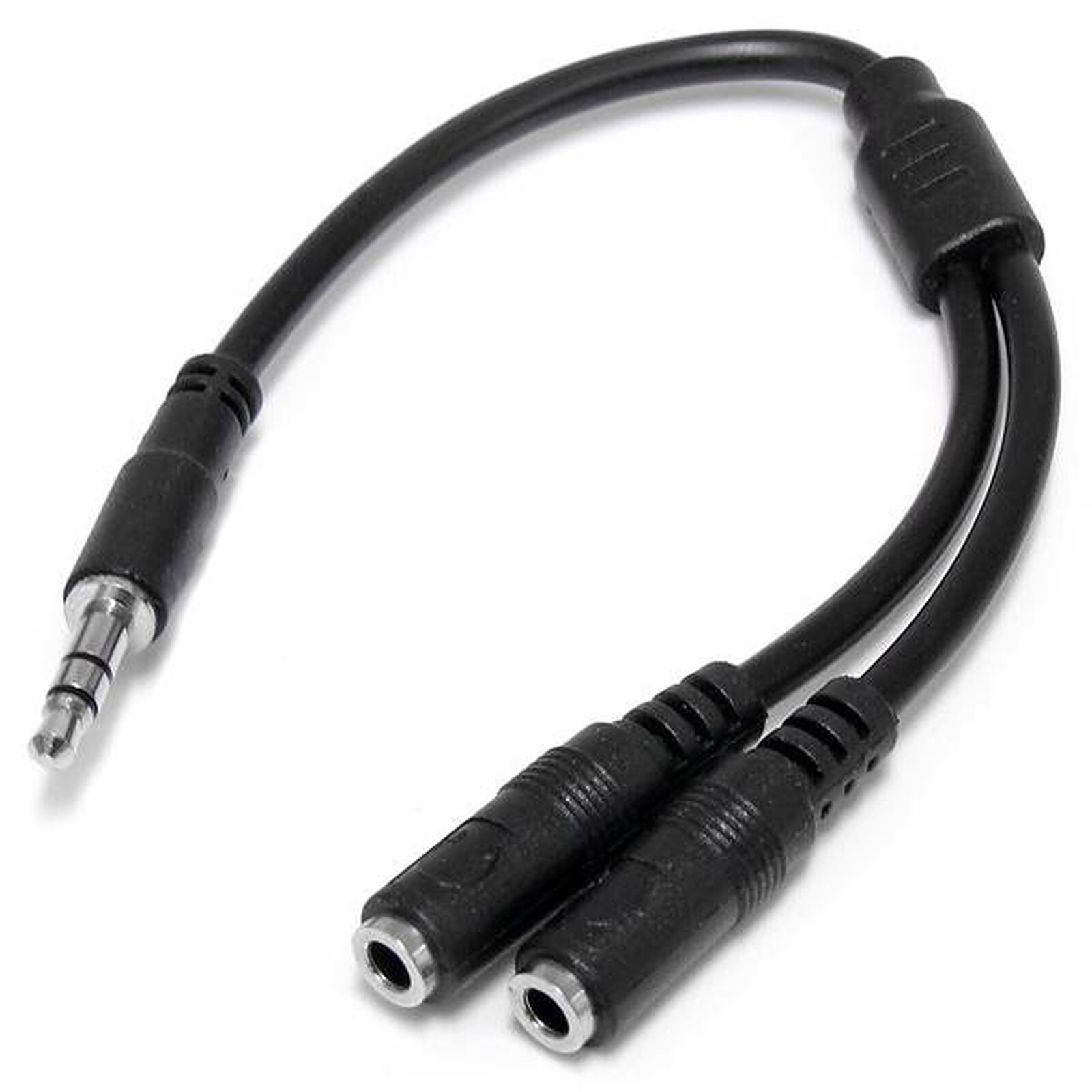 StarTech.com Câble répartiteur / dédoubleur stéréo slim Jack 3.5 mm M/F -  Adaptateur audio - Garantie 3 ans LDLC