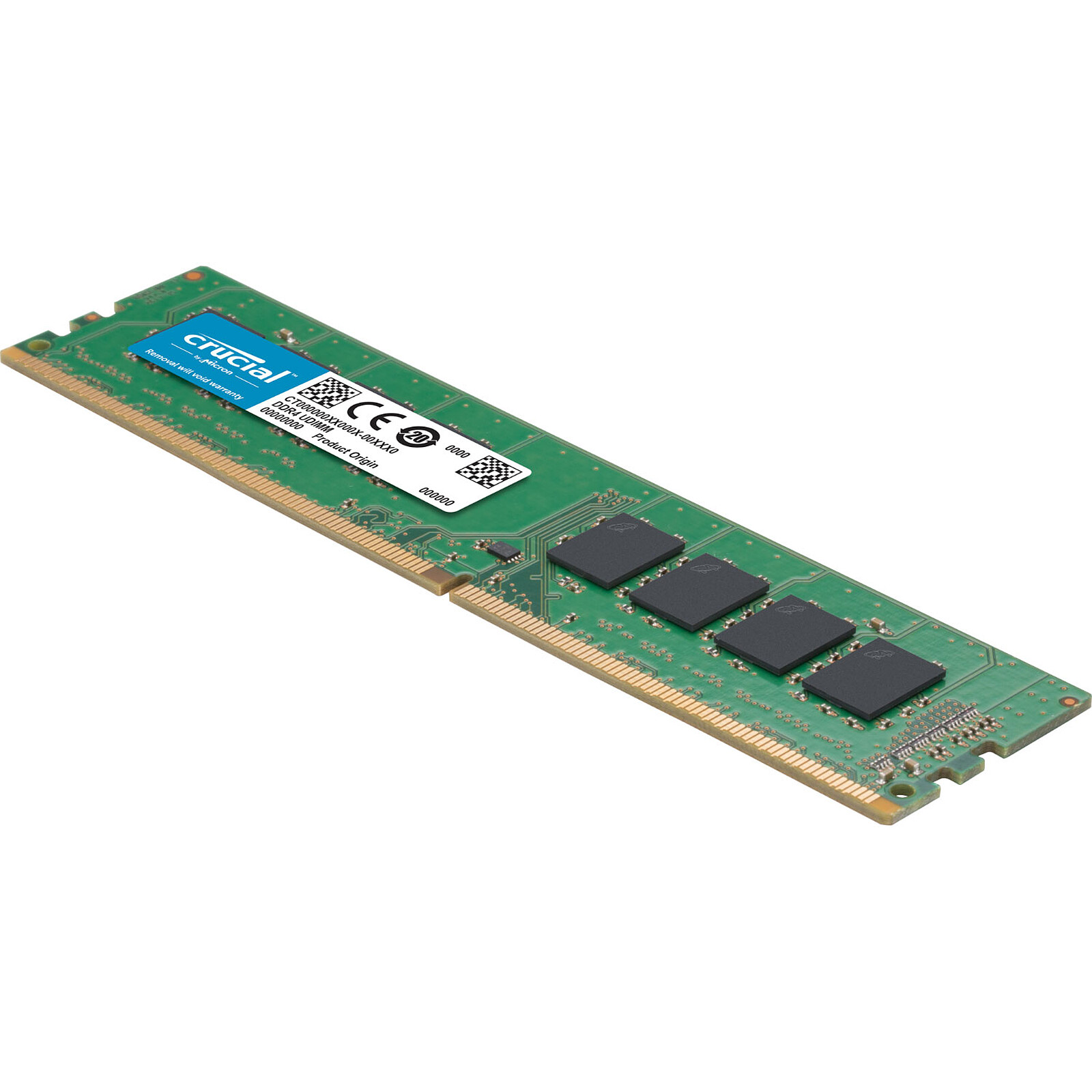 Crucial DDR4 32 GB (2 x 16 GB) 3200 MHz CL22 DR X8 - PC RAM - LDLC