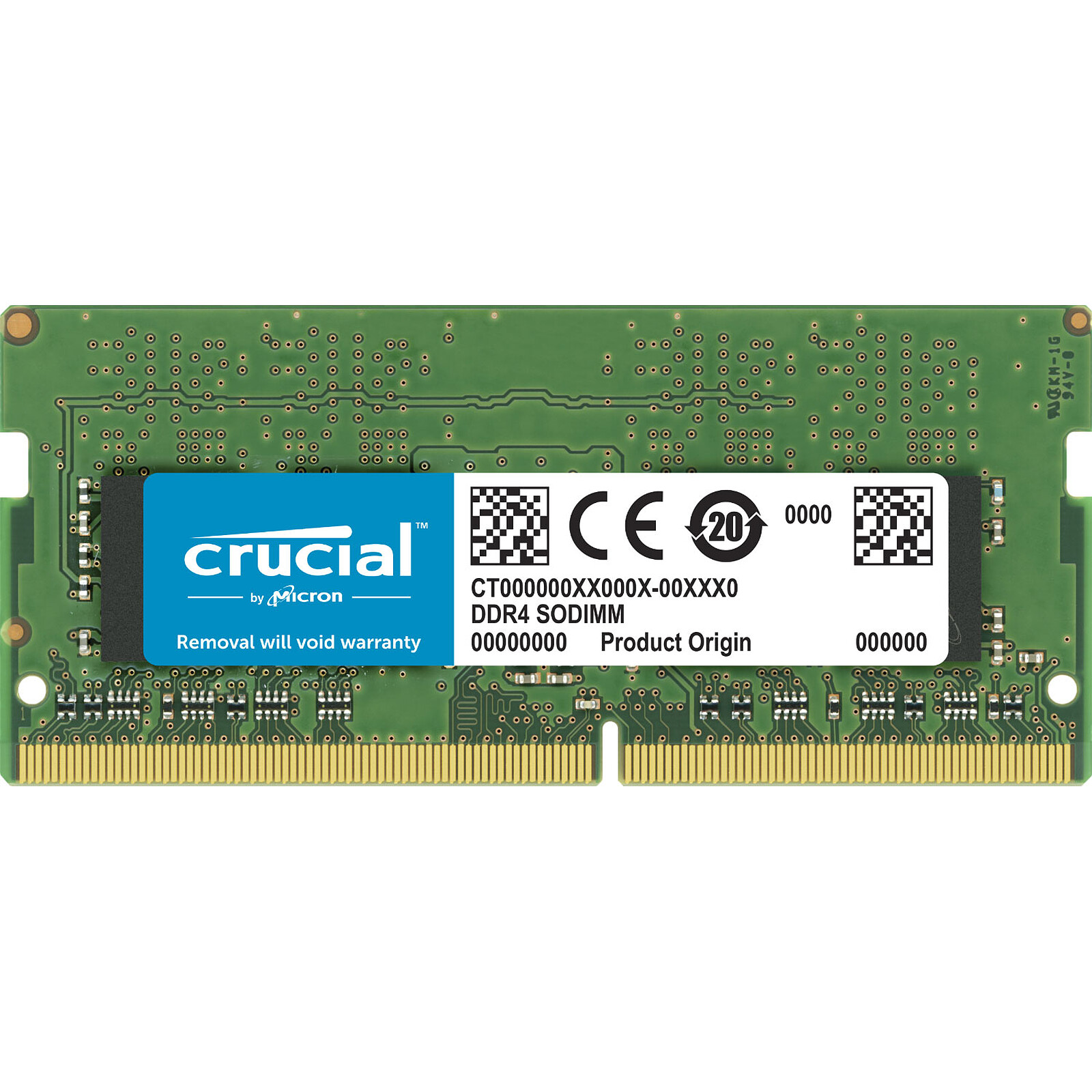 Crucial SO-DIMM DDR4 16 Go 3200 MHz CL22 DR X8 - Mémoire PC - LDLC