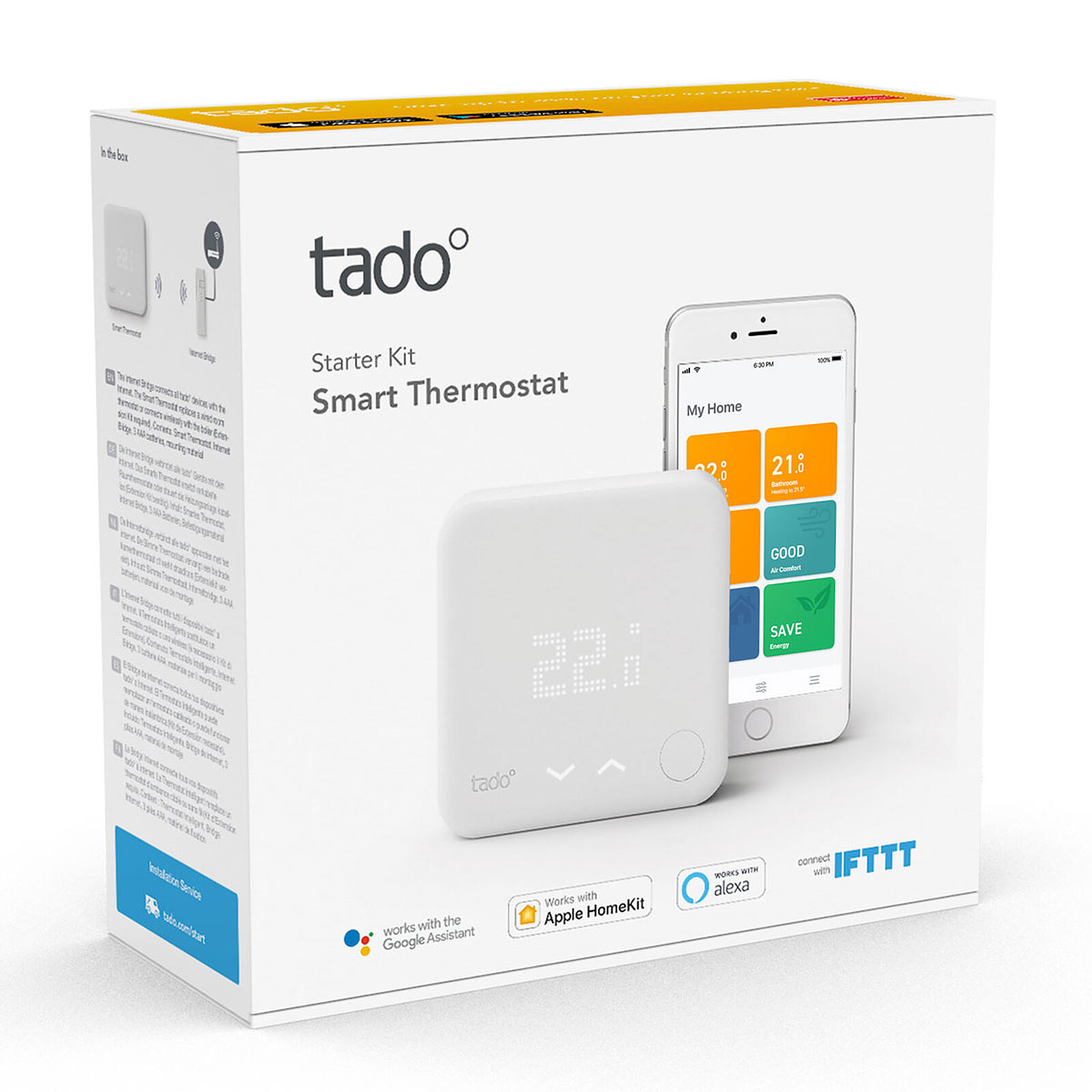 Tado Intelligent Thermostat Starter Kit v3 - Termostato smart - Garanzia 3  anni LDLC