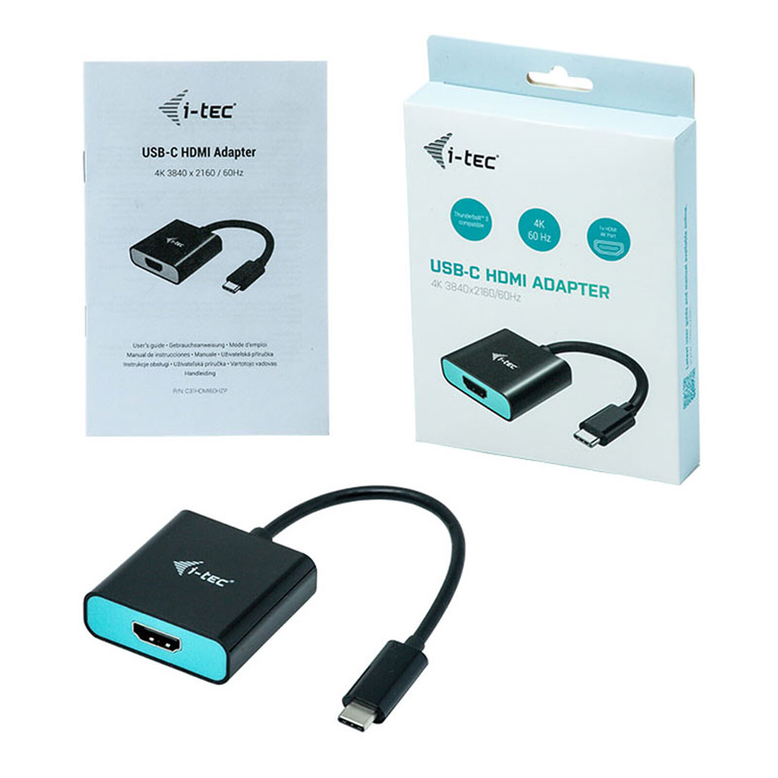 i-tec Adaptateur vidéo USB-C 3.1 vers double HDMI 4K