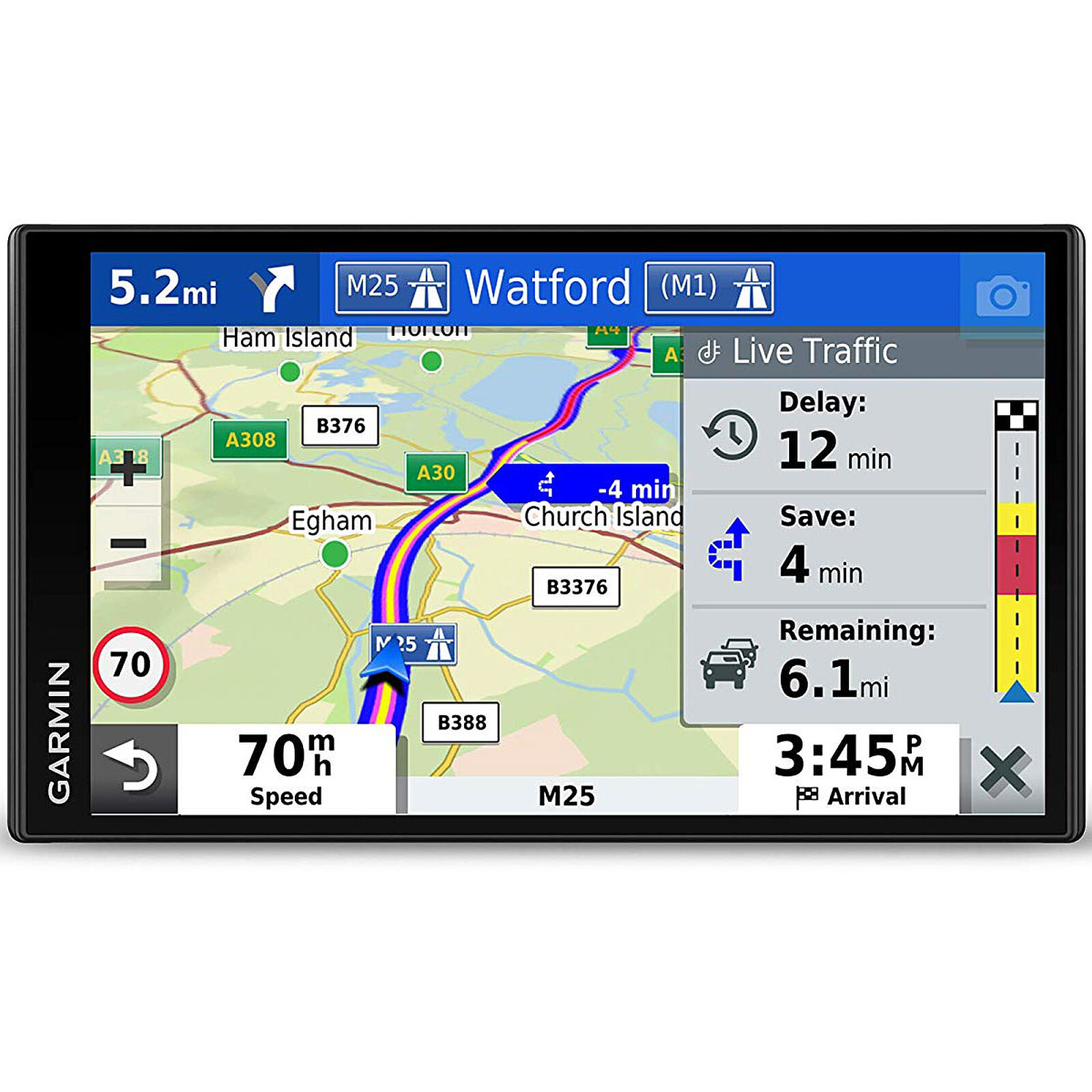Garmin drivesmart 50LMT-D GPS SAT NAV Mapas de por vida Completo Europa │ tráfico digital 