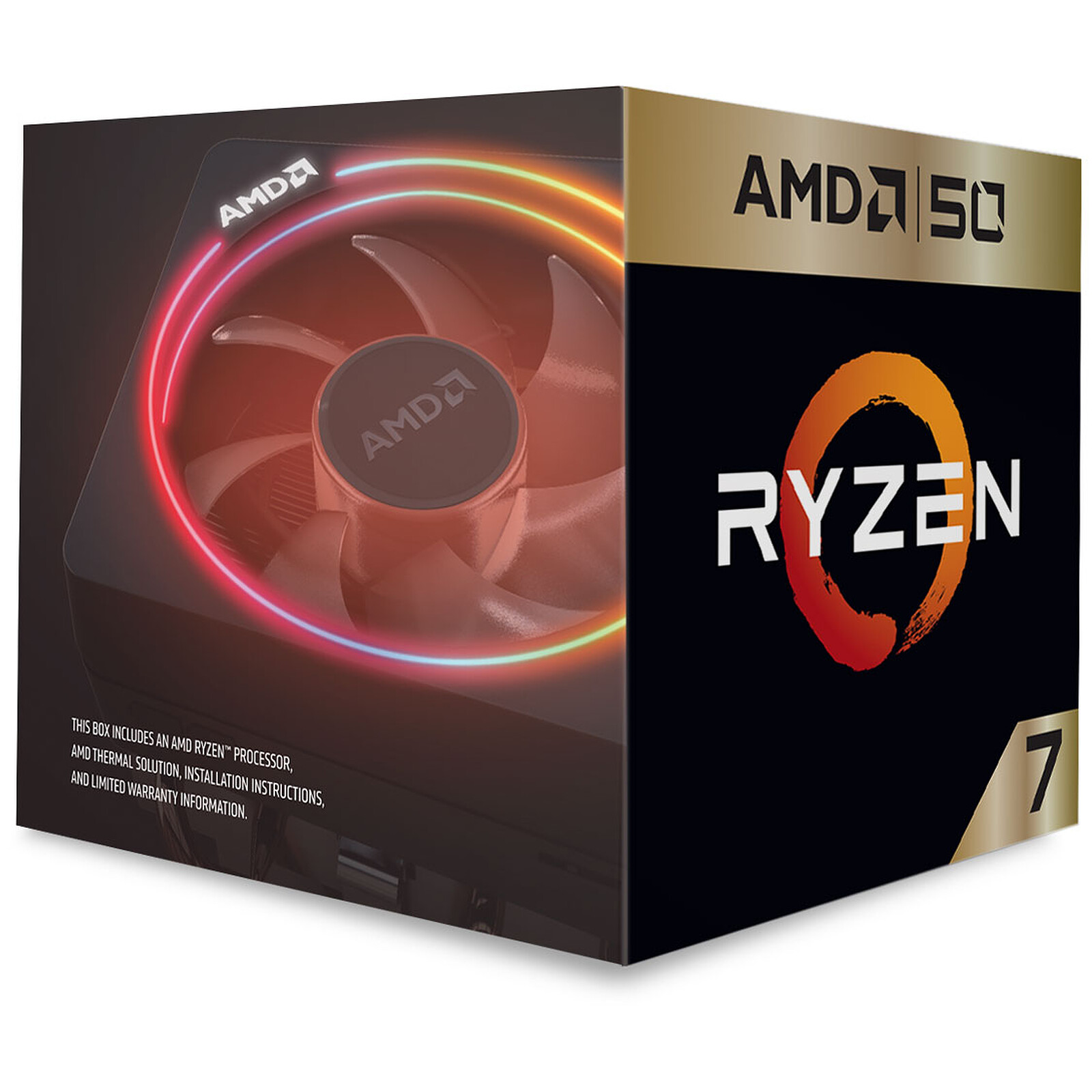 AMD Processeur Ryzen 5 4500 3.6GHz Doré