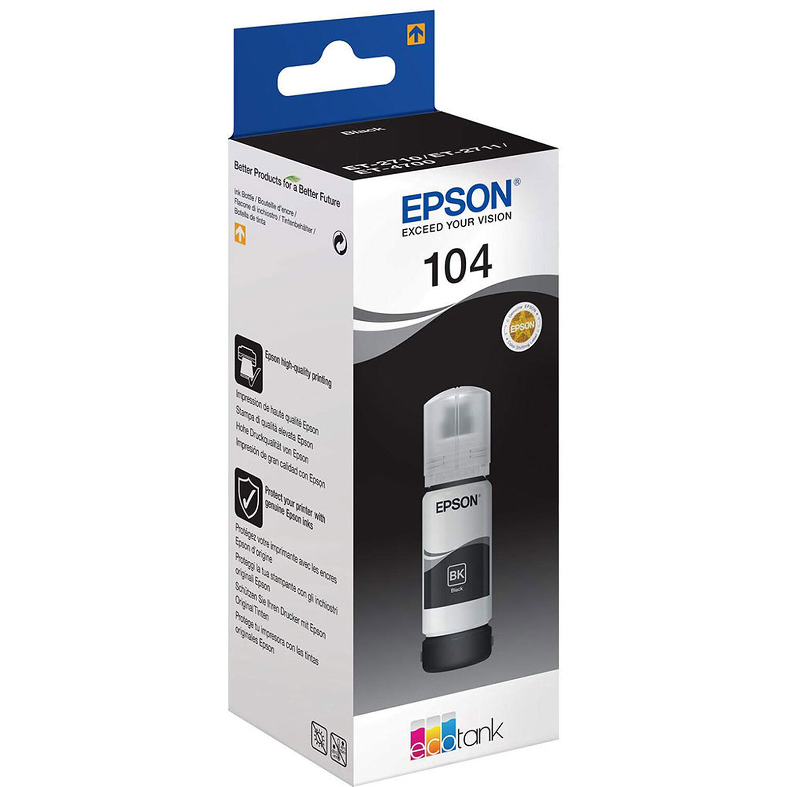 Compatible Epson 102 Multipack Ecotank Ink Bottles BK/C/M/Y